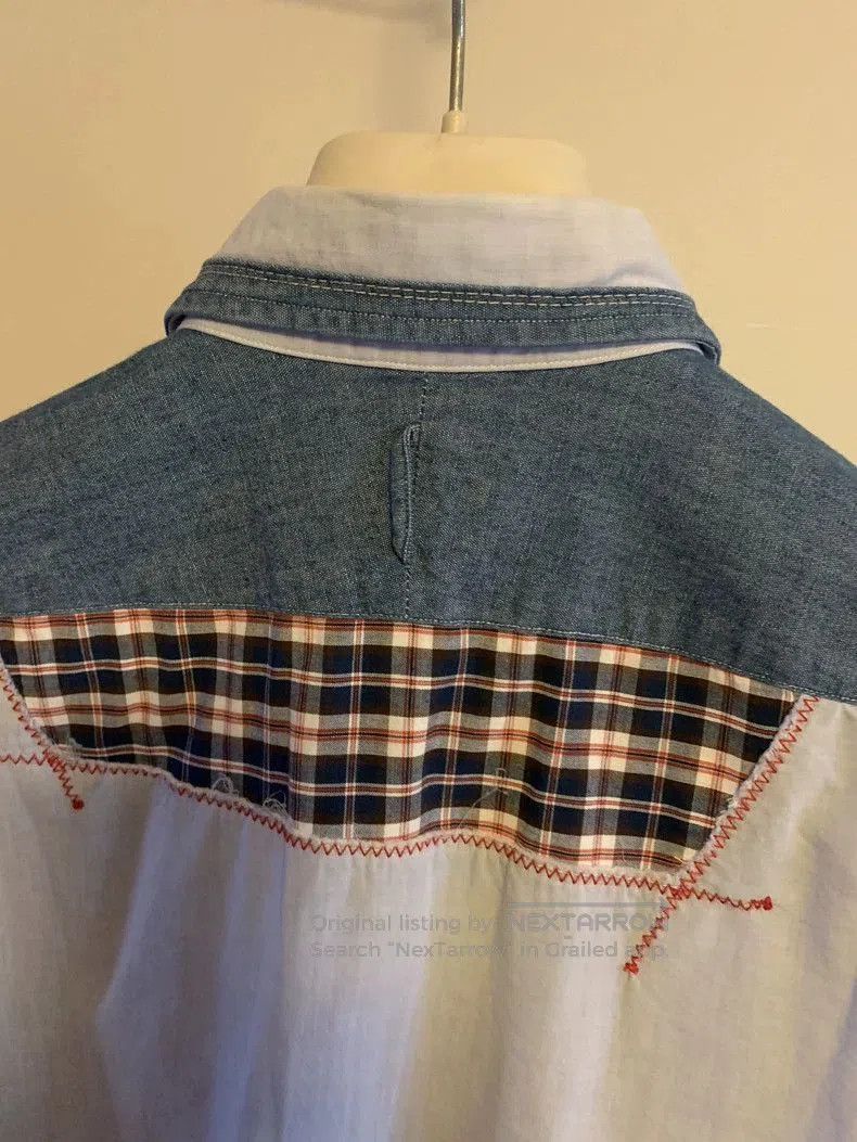 Junya Watanabe Junya Watanabe Patchwork Button-Up Shirt. Size US M / EU 48-50 / 2 - 7 Thumbnail