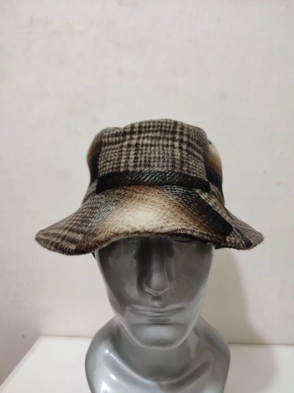 Japanese Brand B. D Japanese Check Bucket Hats Nice Design Size ONE SIZE - 2 Thumbnail
