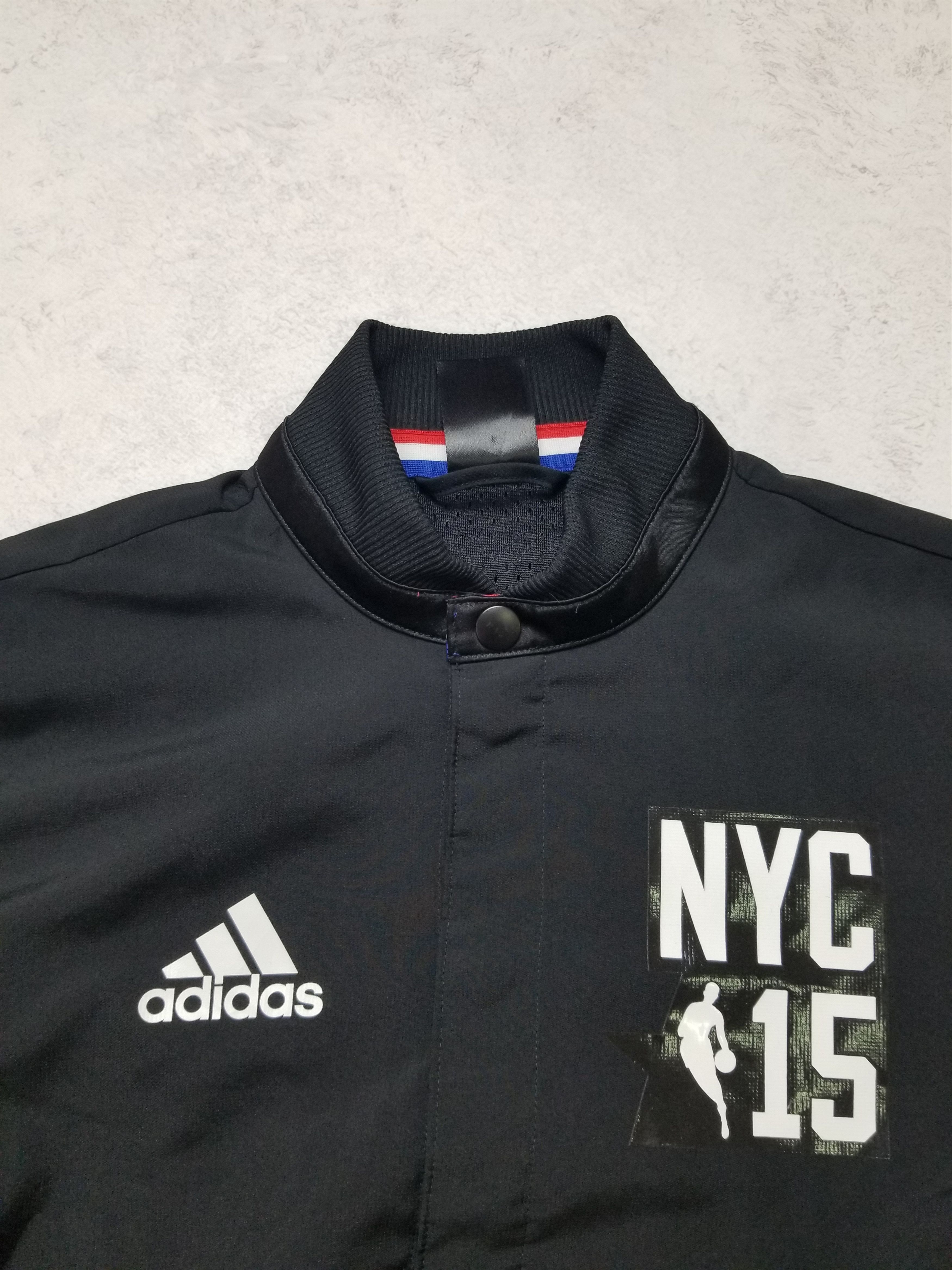 Adidas NBA All Star 2015 NYC Button Up Jacket Rare Basketball Size US XS / EU 42 / 0 - 8 Thumbnail