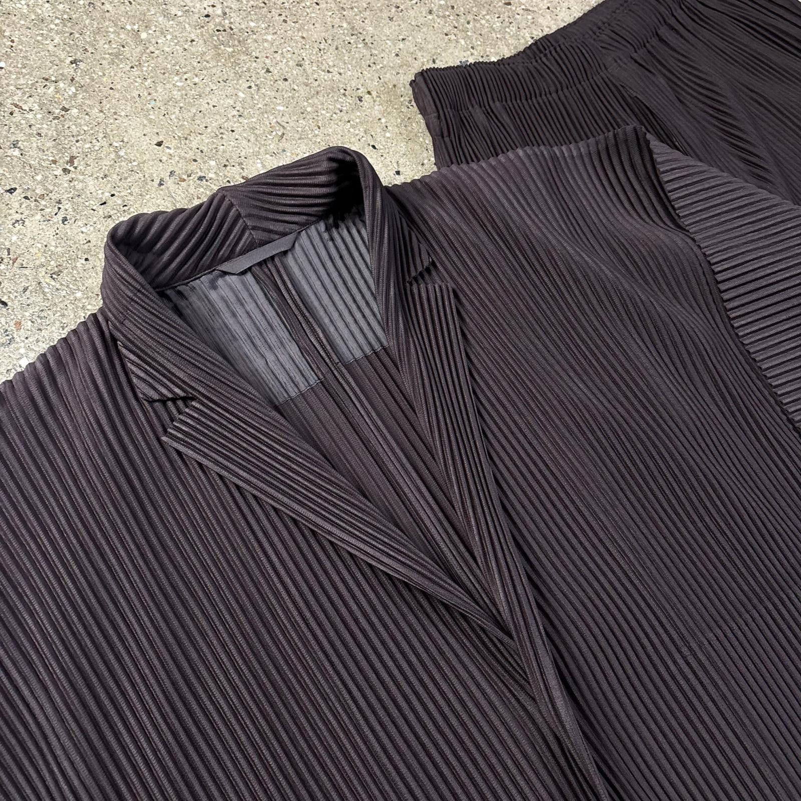 Issey Miyake Issey Miyake Pleated Suit Size 42R - 9 Thumbnail