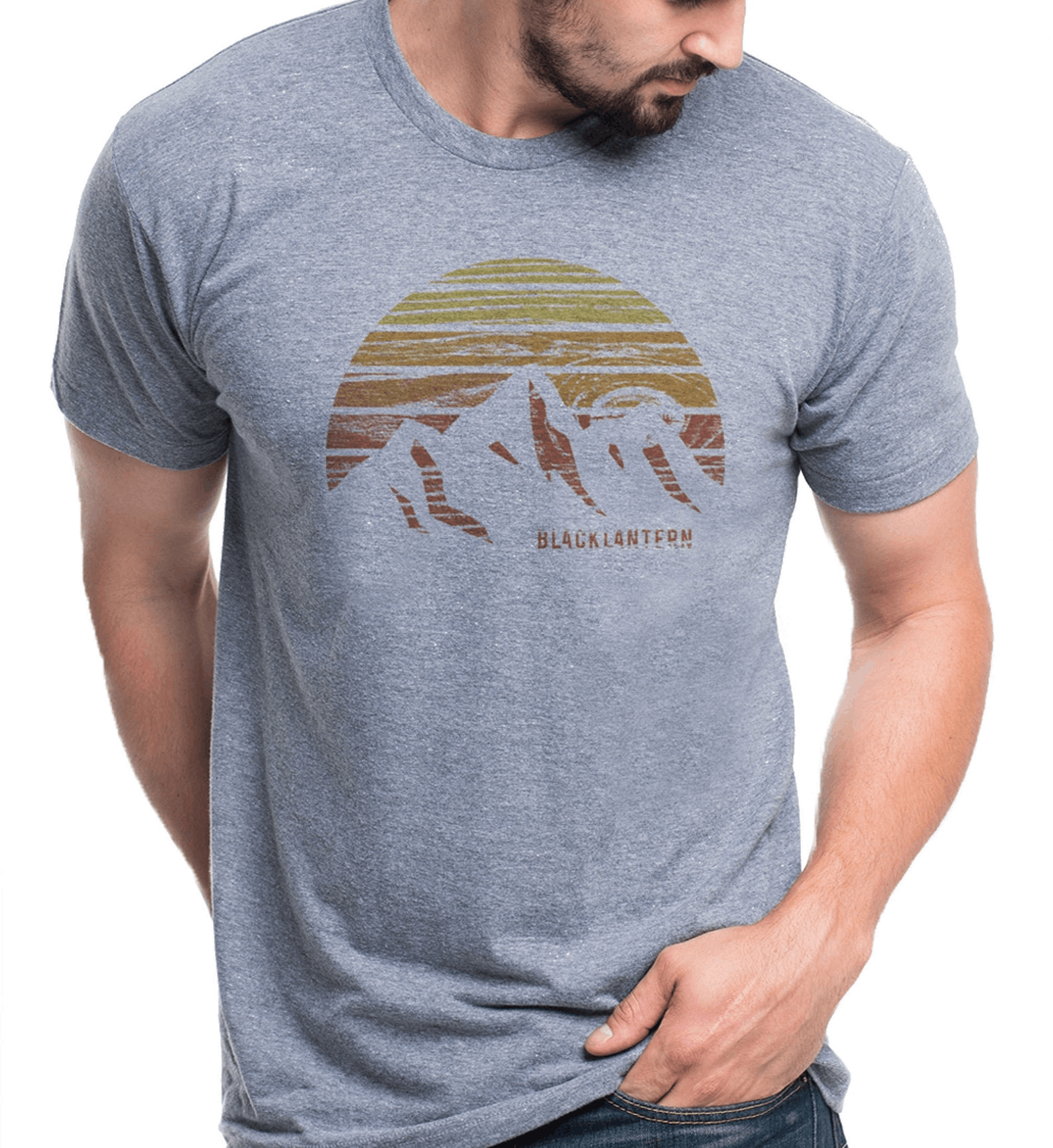 Other Mountain Range Woodblock Print T-Shirt Size US M / EU 48-50 / 2 - 2 Thumbnail