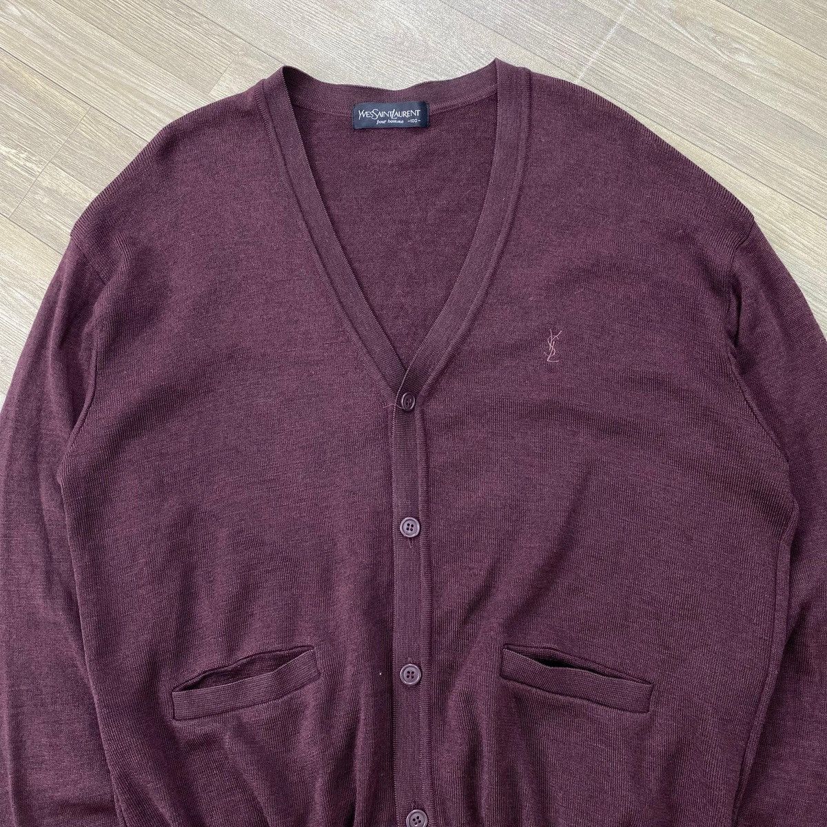 Yves Saint Laurent Vintage Yves Saint Laurent YSL Cardigan Sweater Size US L / EU 52-54 / 3 - 2 Thumbnail
