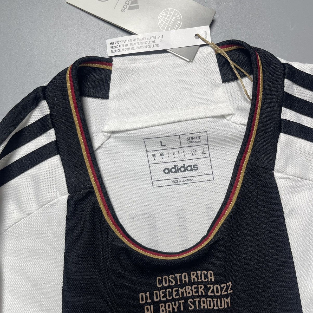Adidas GERMANY ADIDAS 2022 WORLD CUP SOCCER HOME JERSEY #13 MULLER Size US L / EU 52-54 / 3 - 6 Thumbnail