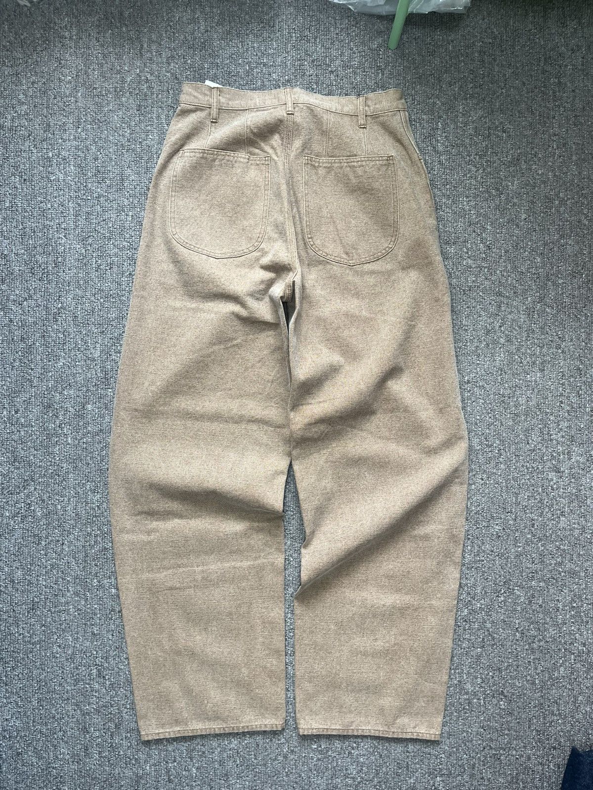 Auralee Auralee Washed Organic Canvas Pants size 2 Light Brown Size 28" / US 6 / IT 42 - 5 Thumbnail