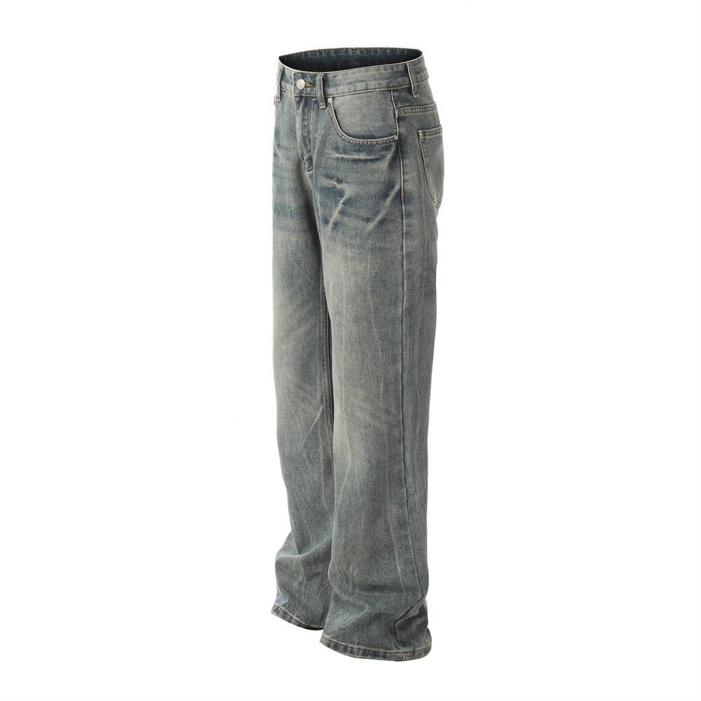 Japanese Brand × Jean American retro casual simple washed distressed flared jeans Size US 32 / EU 48 - 2 Thumbnail