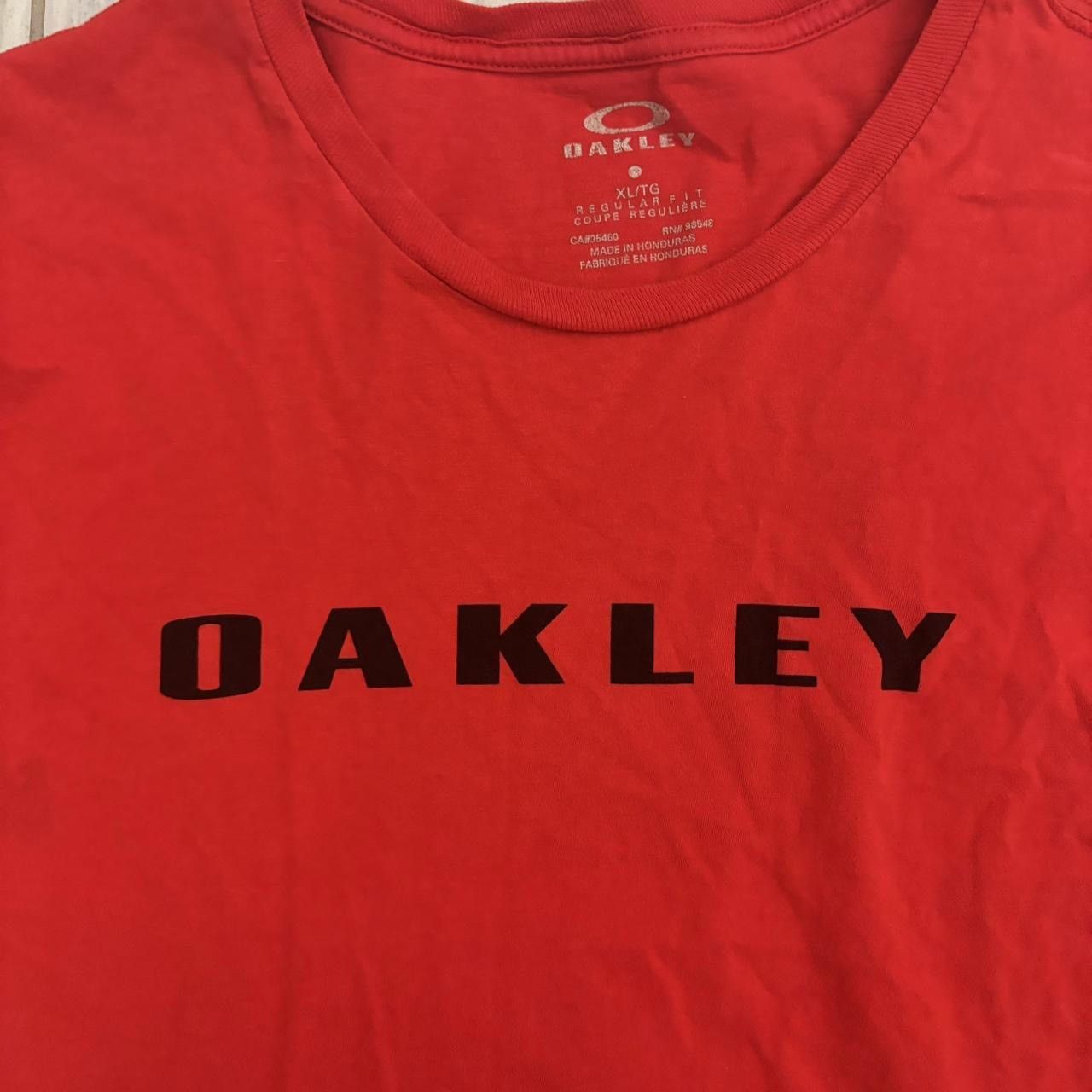 Oakley × Vintage Oakley Red Tee Size US XL / EU 56 / 4 - 3 Thumbnail