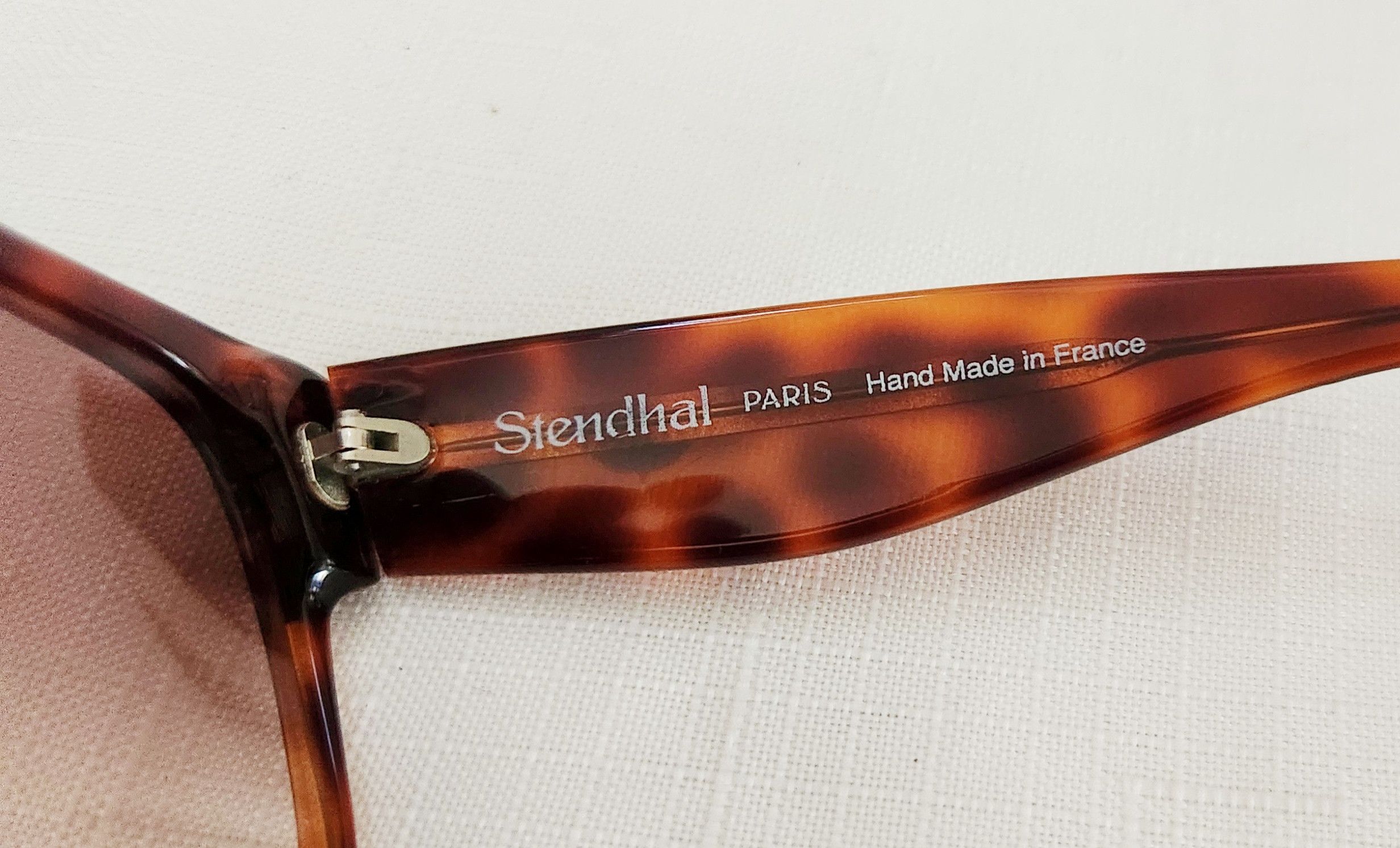 Designer × Vintage Stendhal Vintage Sunglasses Tortoise shell with Rhinestones Size ONE SIZE - 9 Thumbnail