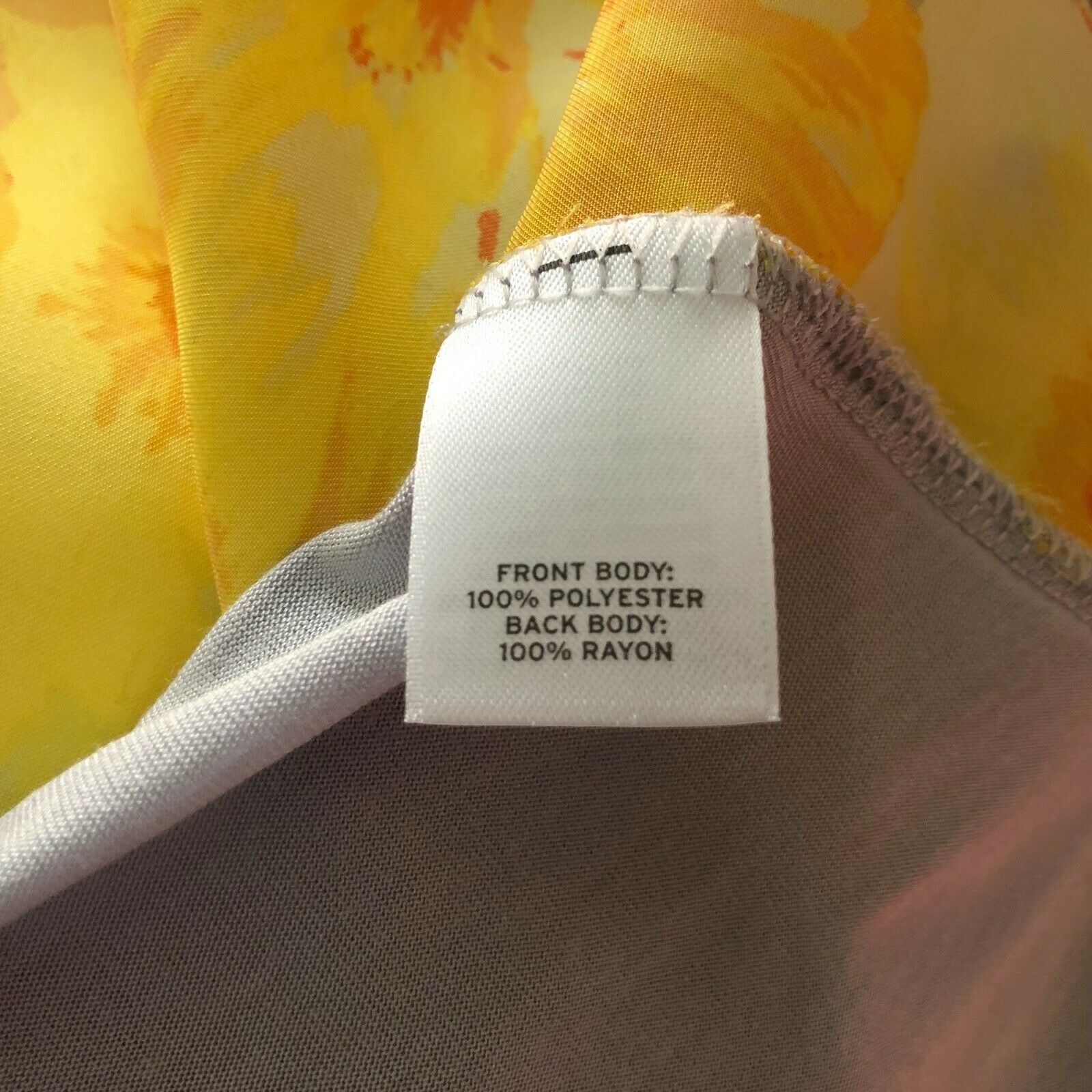 Other Caslon Women's Sleeveless Summer Top XS Yellow Floral Scoop- Size XS / US 0-2 / IT 36-38 - 7 Thumbnail