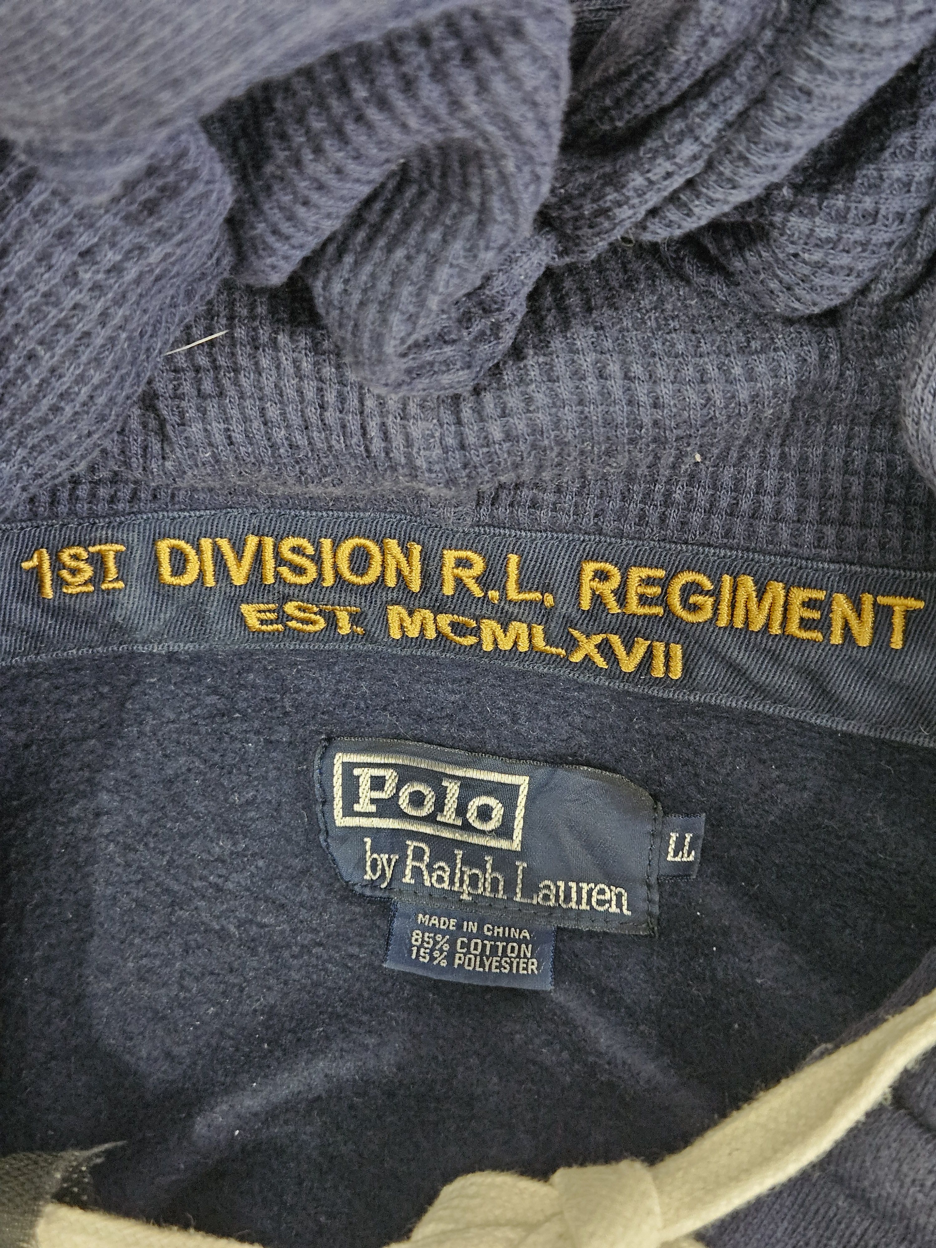 Polo Ralph Lauren Polo RLXVII Regiment hoodie sweater Size US XL / EU 56 / 4 - 4 Thumbnail