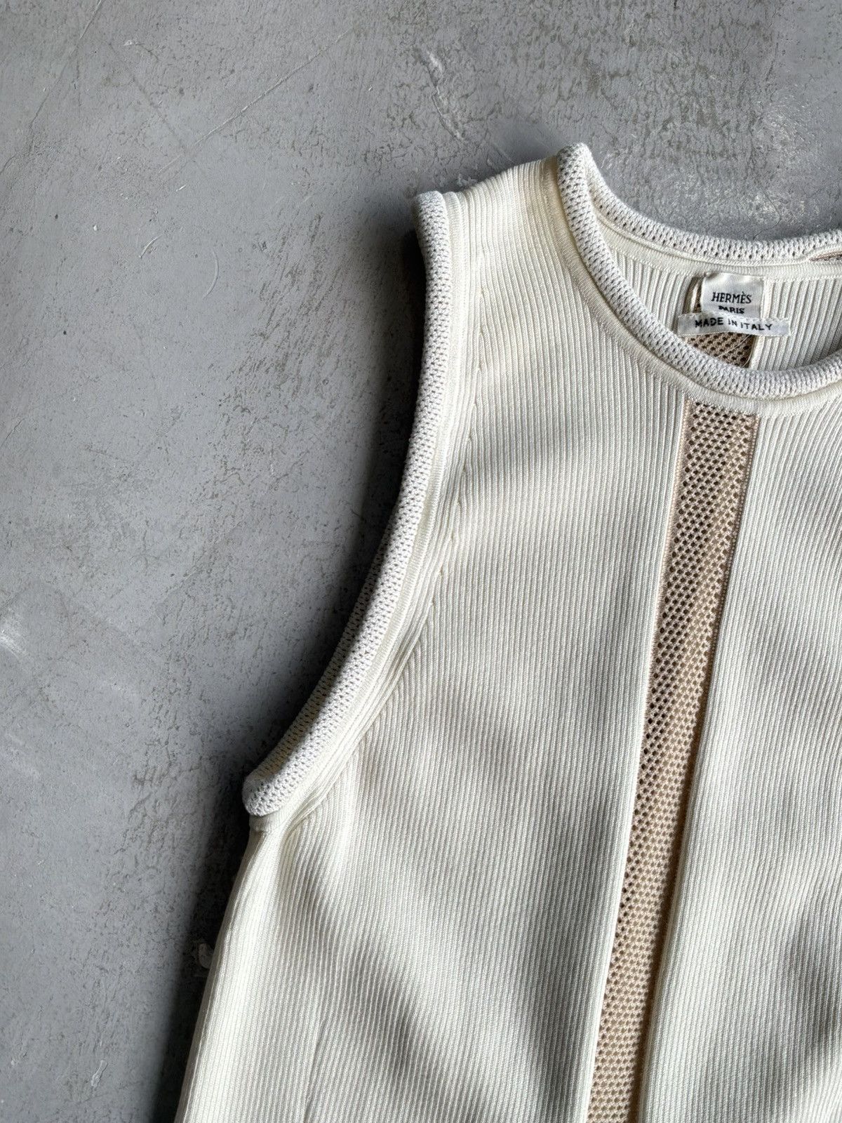 Hermes Hermes Margiela Era - Thermal Suede Tanktop Size XXS / US 00 / IT 34 - 5 Thumbnail