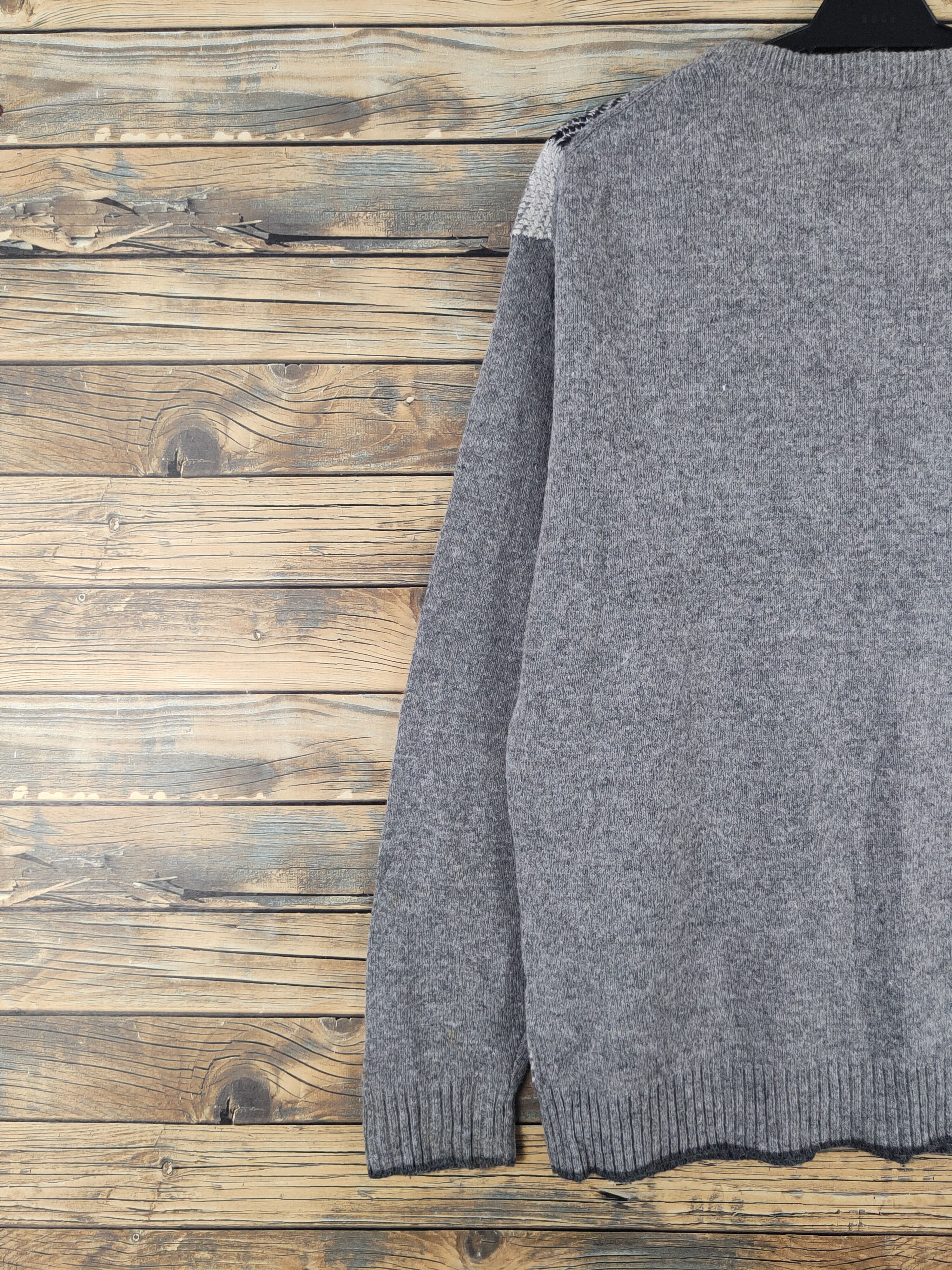 Vintage Cafe Soho Gray Knitwear Sweatshirts #W2172 Size US L / EU 52-54 / 3 - 8 Thumbnail