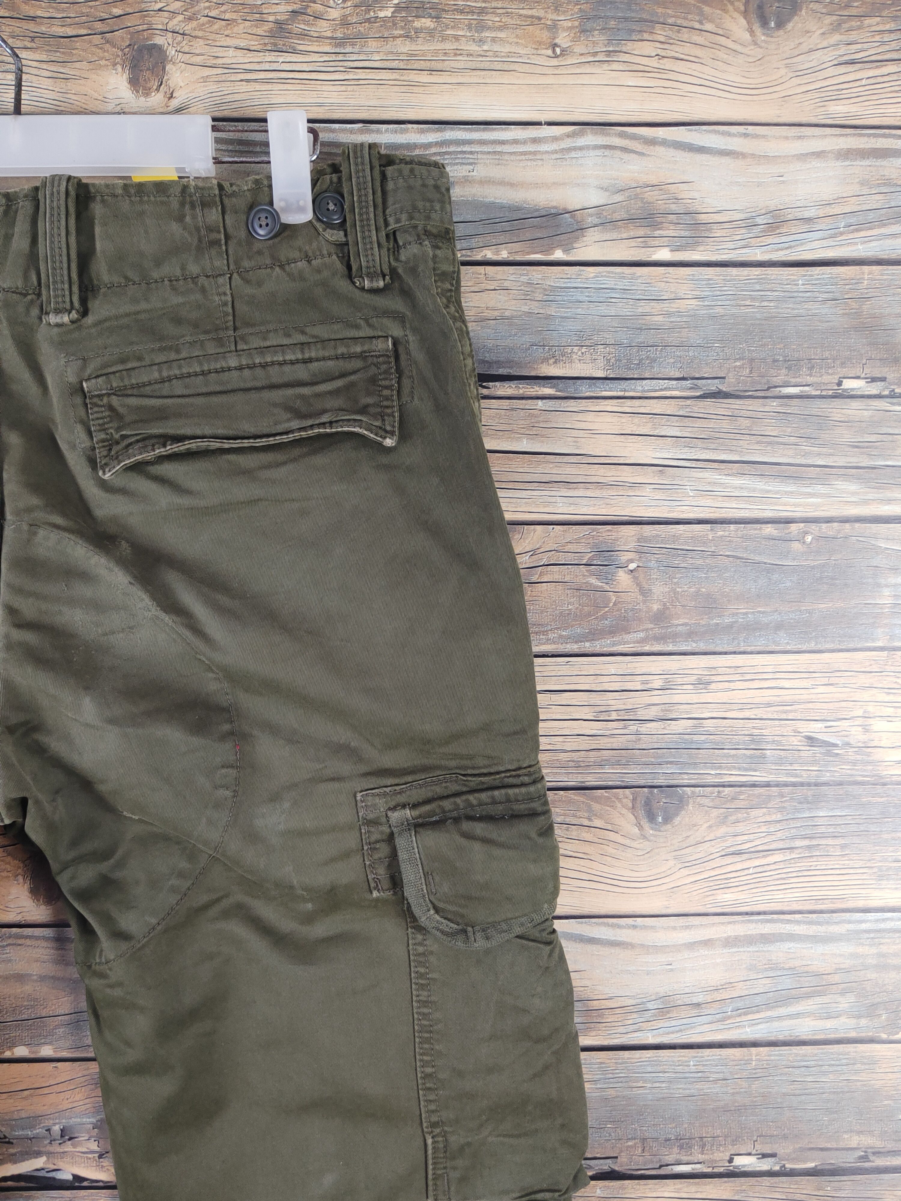 Japanese Brand DL Gap Dark Olive Multipocket Cargo Pants #2664 Size US 34 / EU 50 - 11 Thumbnail