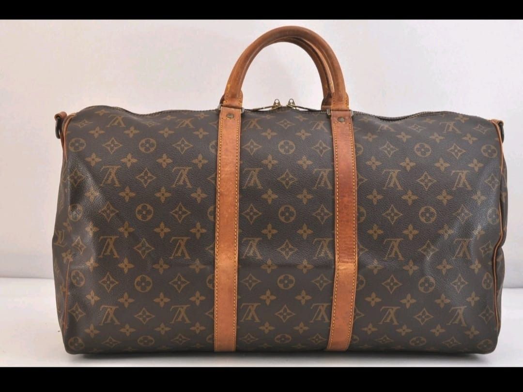 Louis Vuitton Authentic Louis Vuitton Keepall 50 Bando in Monogram Size ONE SIZE - 2 Thumbnail