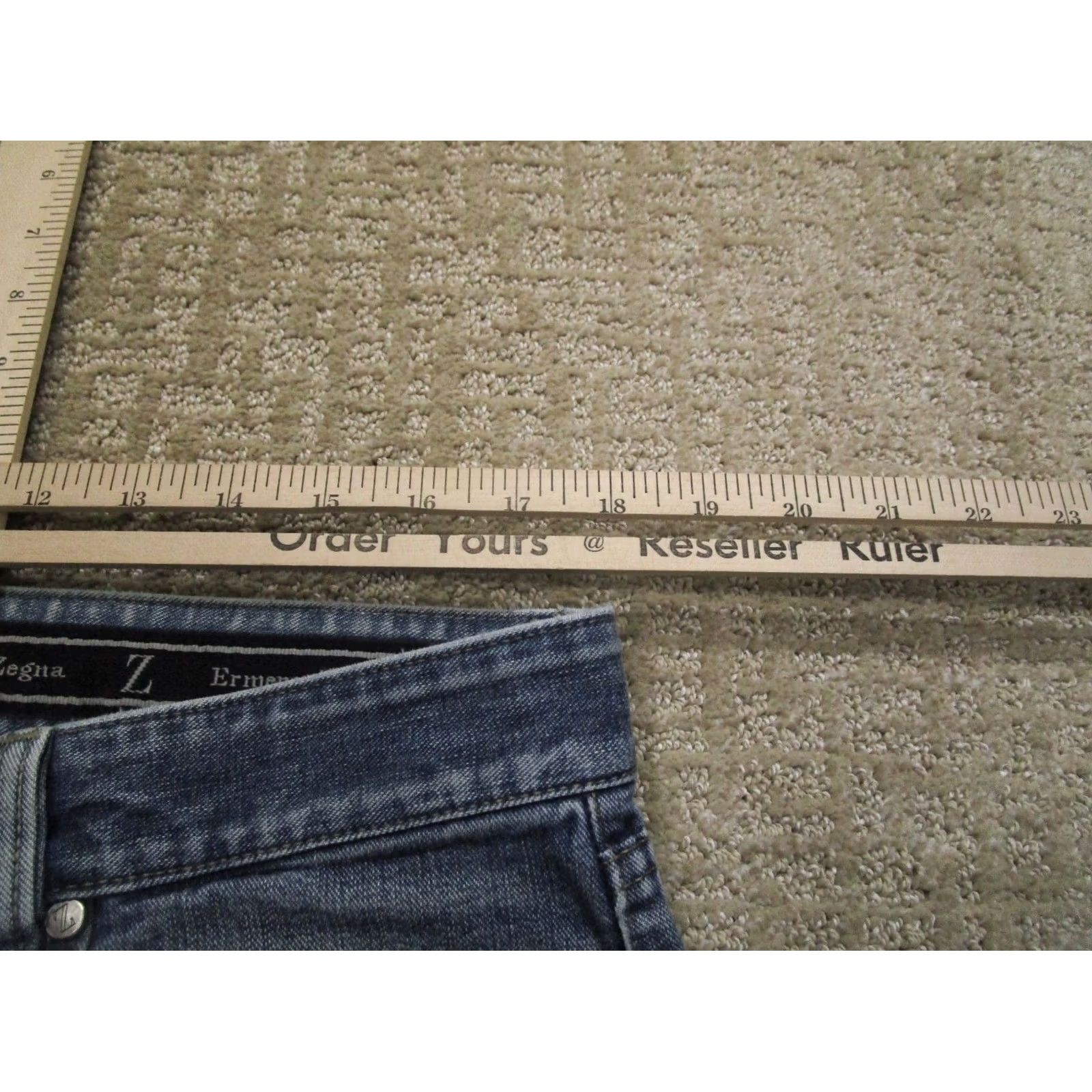 Ermenegildo Zegna Ermenegildo Zegna Jeans Men 38 Blue Straight Loose Pants Light Wash Italy Made Size US 38 / EU 54 - 5 Thumbnail