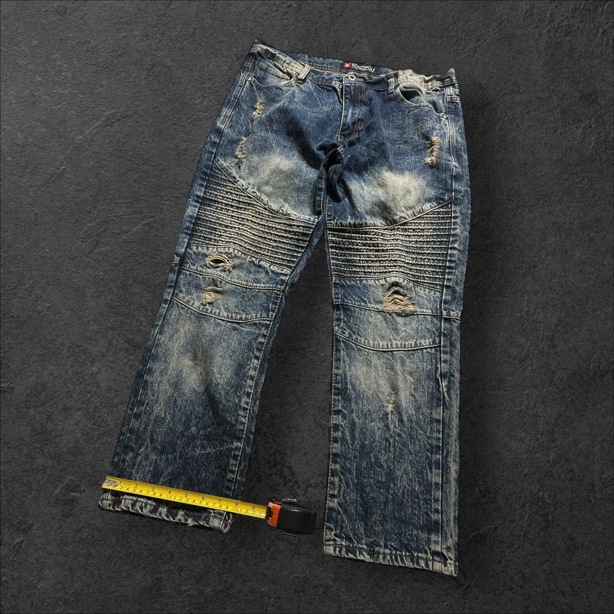 Southpole × Vintage Southpole Jeans Mens 38x30 Blue Y2K Size US 38 / EU 54 - 3 Thumbnail