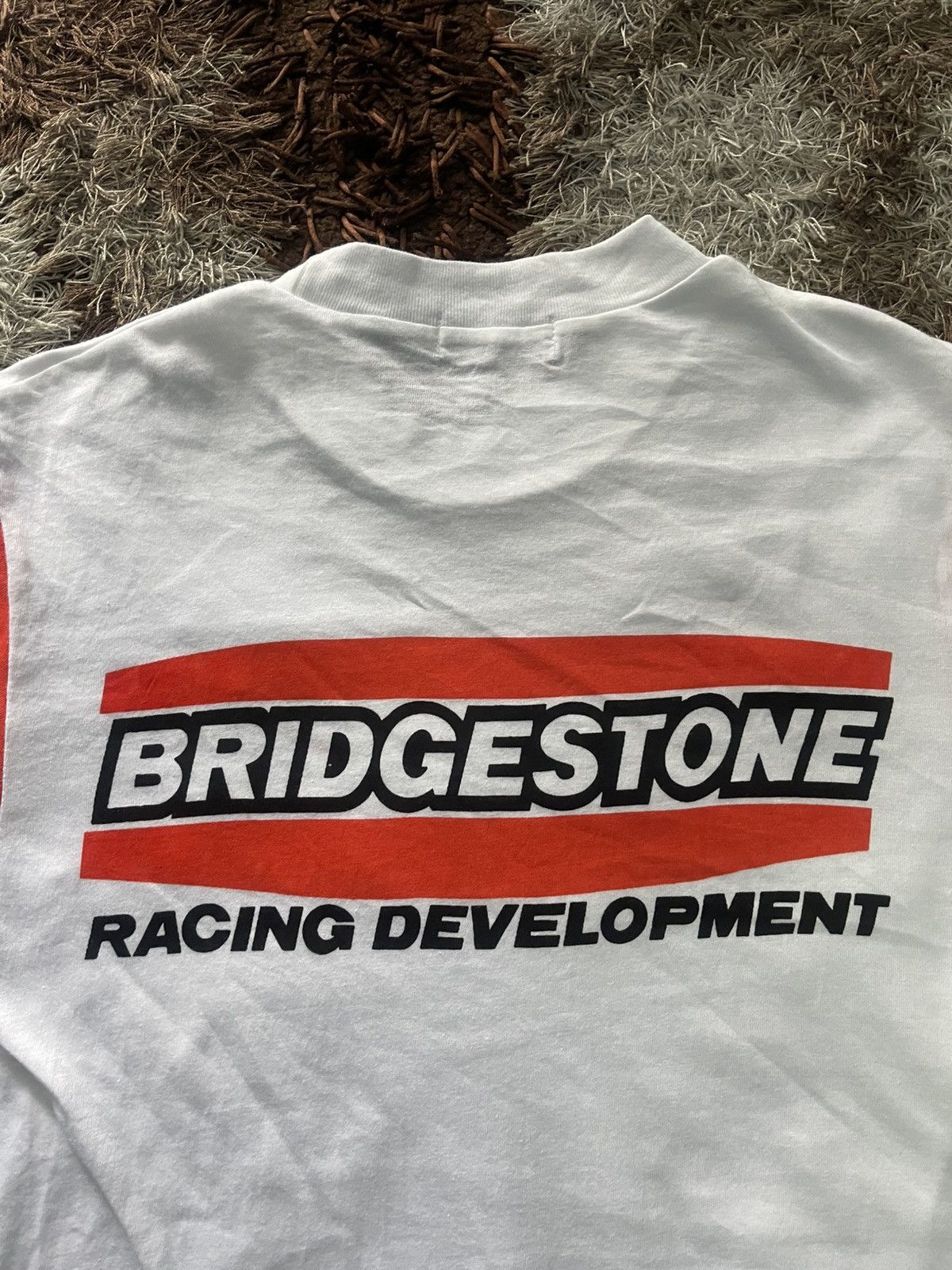 Japanese Brand × Vintage VINTAGE BRIDGESTONE RACING DEVELOPMENT SHIRT VERY RARE Size US XXS / EU 40 - 2 Thumbnail
