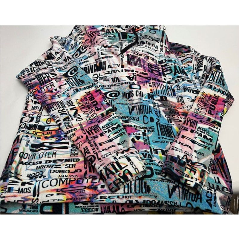 Moschino Moschino Couture Graphic Print Sweatshirt Hoodie Size XL Size US XL / EU 56 / 4 - 8 Thumbnail