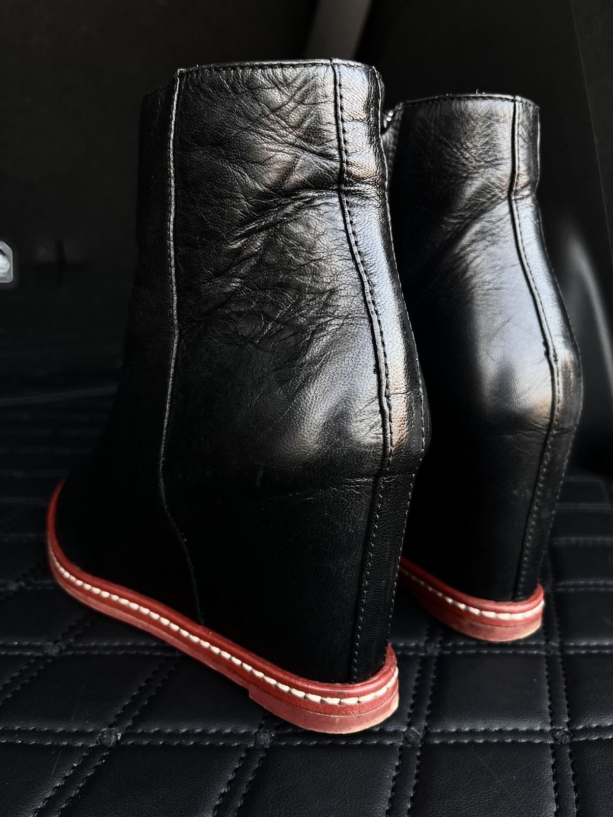 Maison Margiela Maison Margiela MM6 Wedge Boots Size US 5.5 / IT 35.5 - 3 Thumbnail