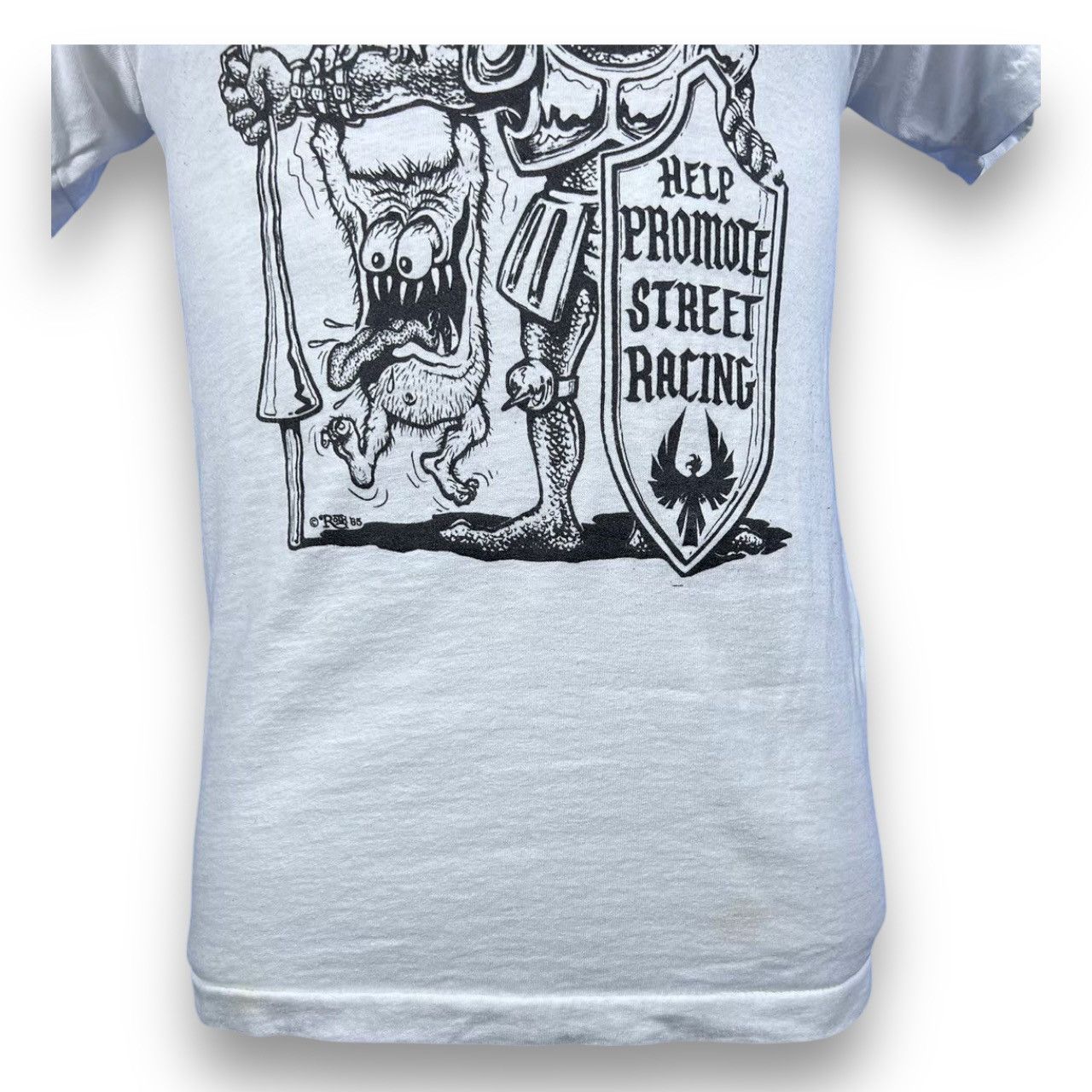 Powell Peralta × Vintage Rat Fink 90s Moon Eyes Big Daddy Ed Roth Vintage 90s T-Shirt Size US S / EU 44-46 / 1 - 6 Thumbnail