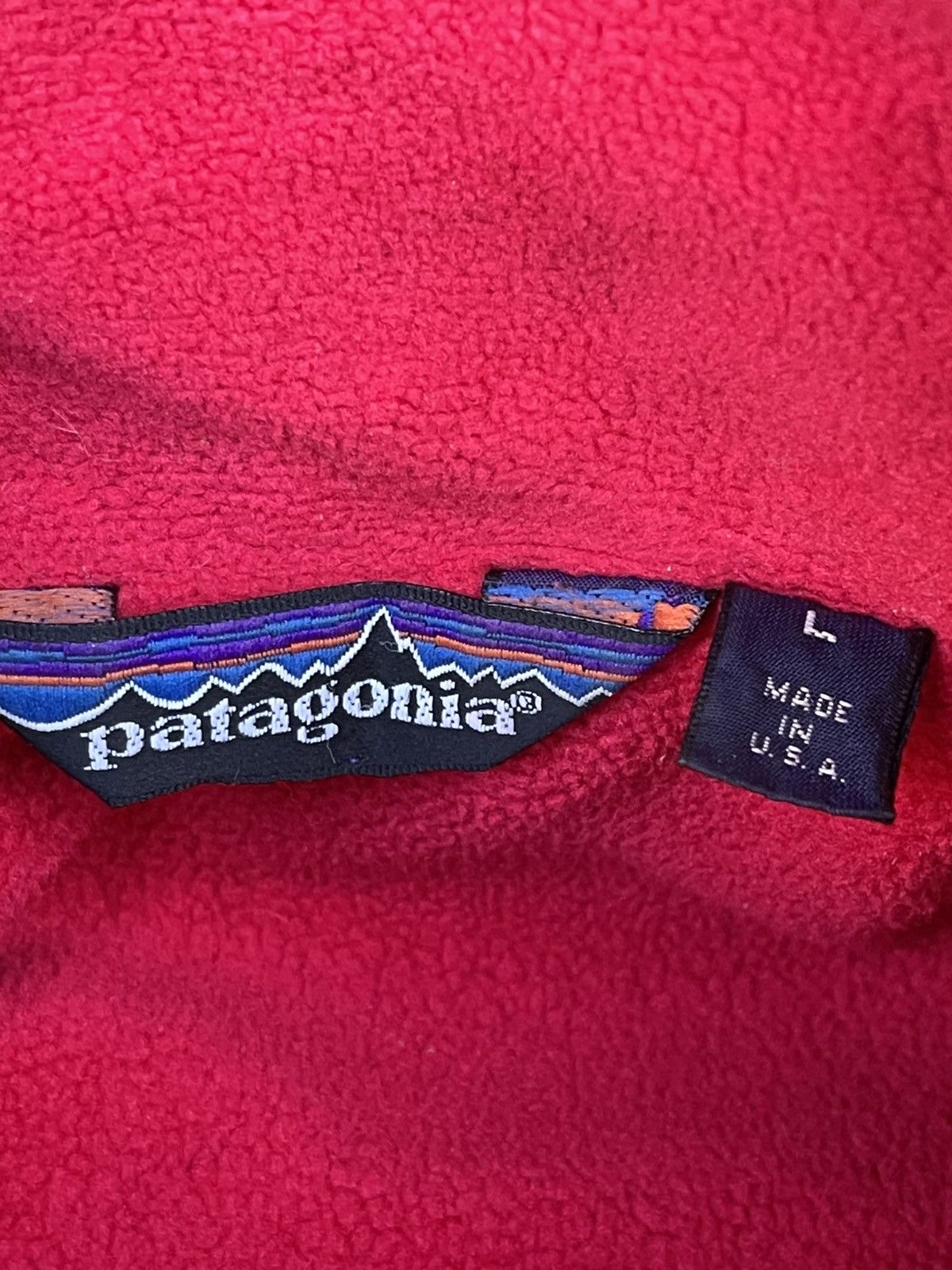 Patagonia Vintage 90s Patagonia Shell Jacket Fleece Lined Size US L / EU 52-54 / 3 - 3 Thumbnail