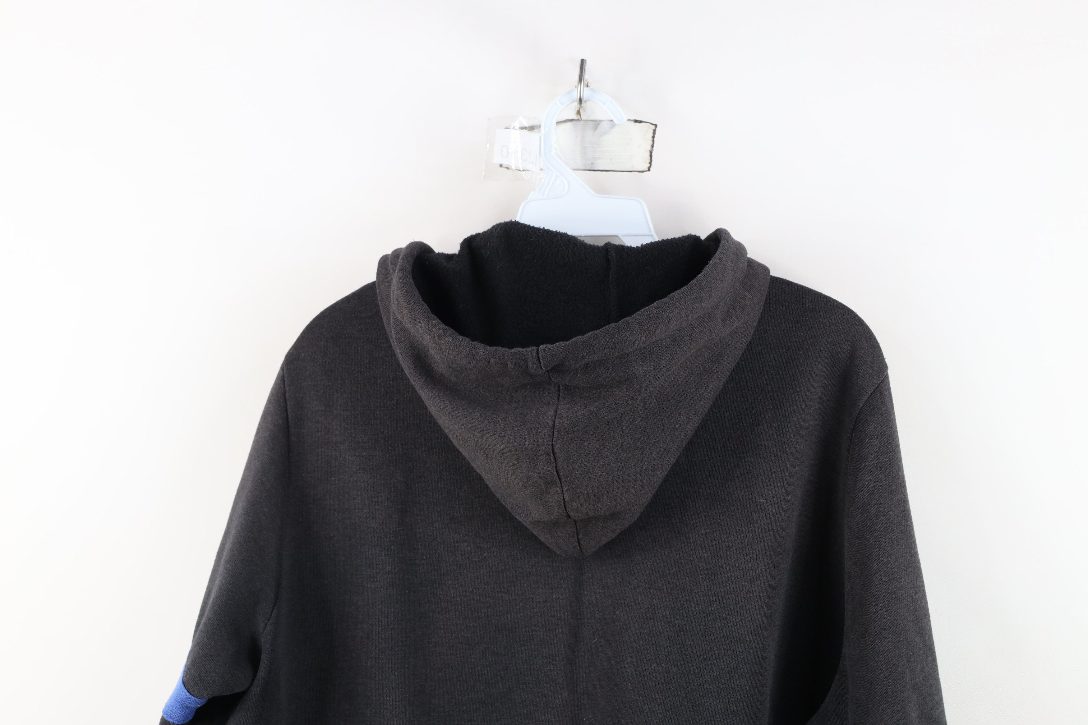 Vintage Vintage 80s 90s Streetwear Striped Hoodie Sweatshirt Black Size US S / EU 44-46 / 1 - 13 Thumbnail