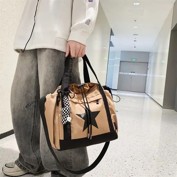 Vintage Retro Splash Proof Nylon Crossbody Bags Size ONE SIZE - 2 Thumbnail
