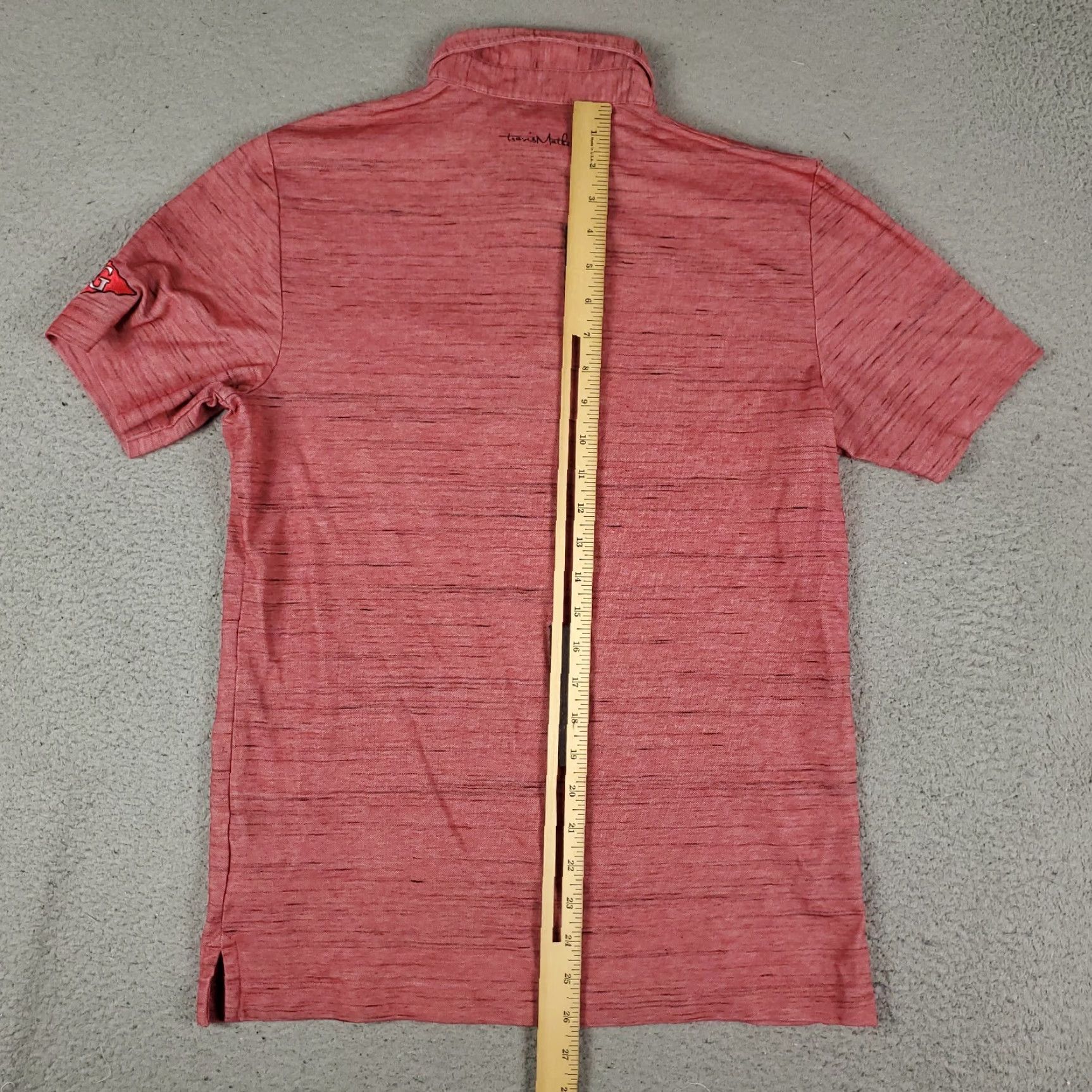 TravisMathew Travis Mathew Polo Shirt Mens Size Small Red Short Sleeve Golf Casual Size US S / EU 44-46 / 1 - 4 Thumbnail