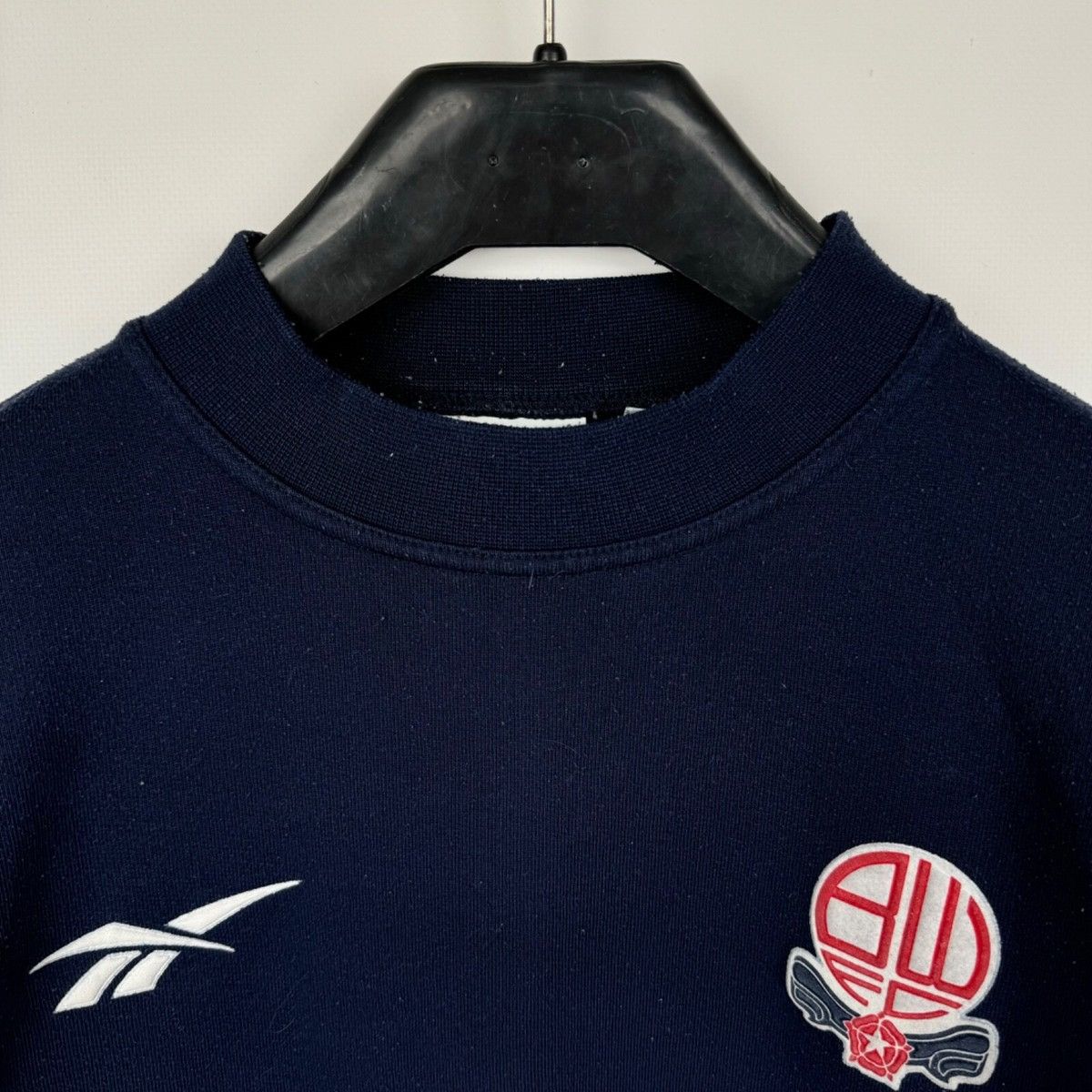 Reebok BOLTON WANDERERS 1998 TRAINING FOOTBALL SOCCER SWEATSHIRT Size US L / EU 52-54 / 3 - 8 Thumbnail