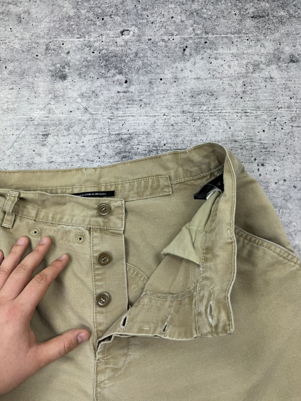 Stone Island Stone Island Denims Big Logo Cargo Pants Trousers Jeans W32 Size US 32 / EU 48 - 11 Thumbnail