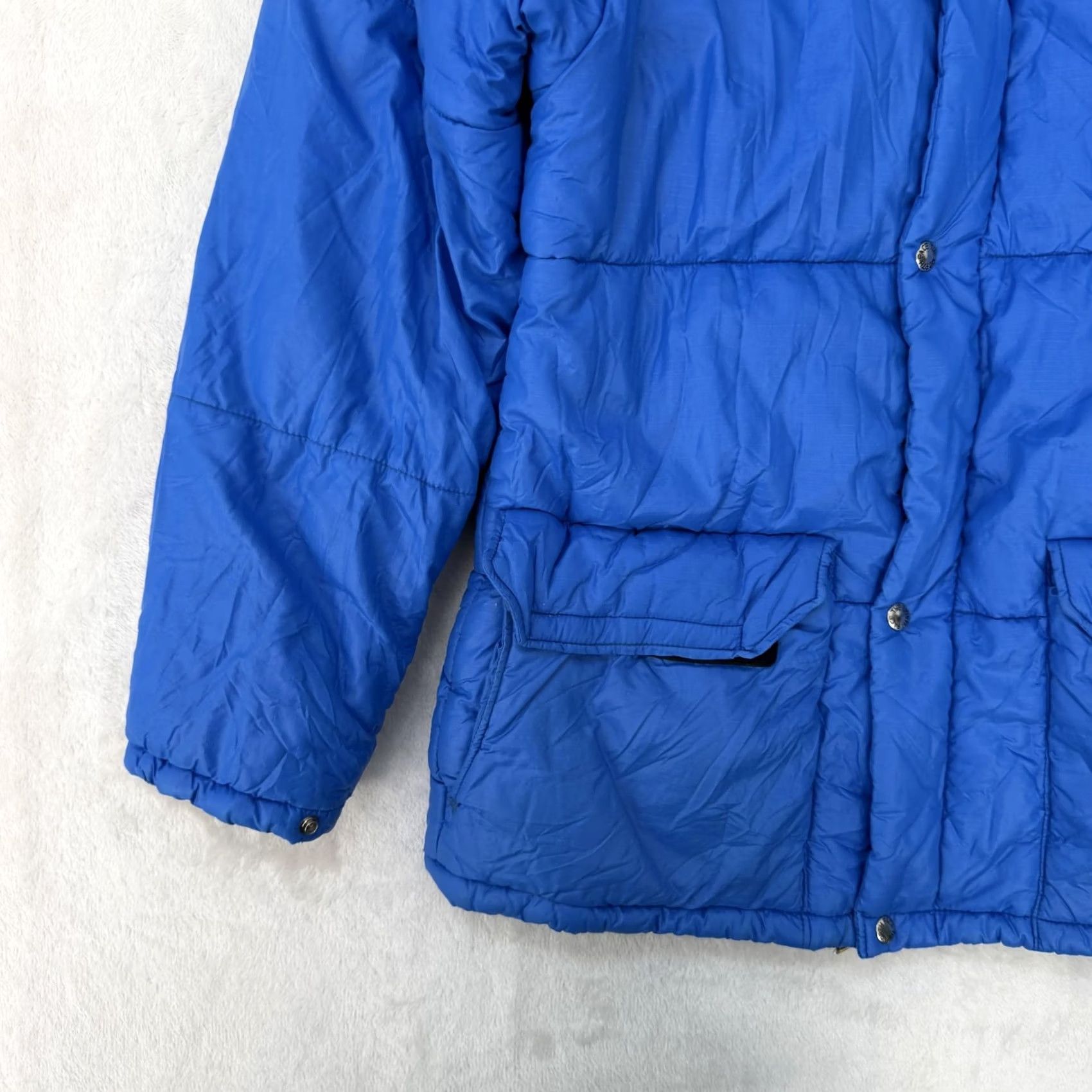 The North Face VINTAGE The North Face Puffer Jacket Mens M Blue Hooded Zip Up Size US M / EU 48-50 / 2 - 6 Thumbnail