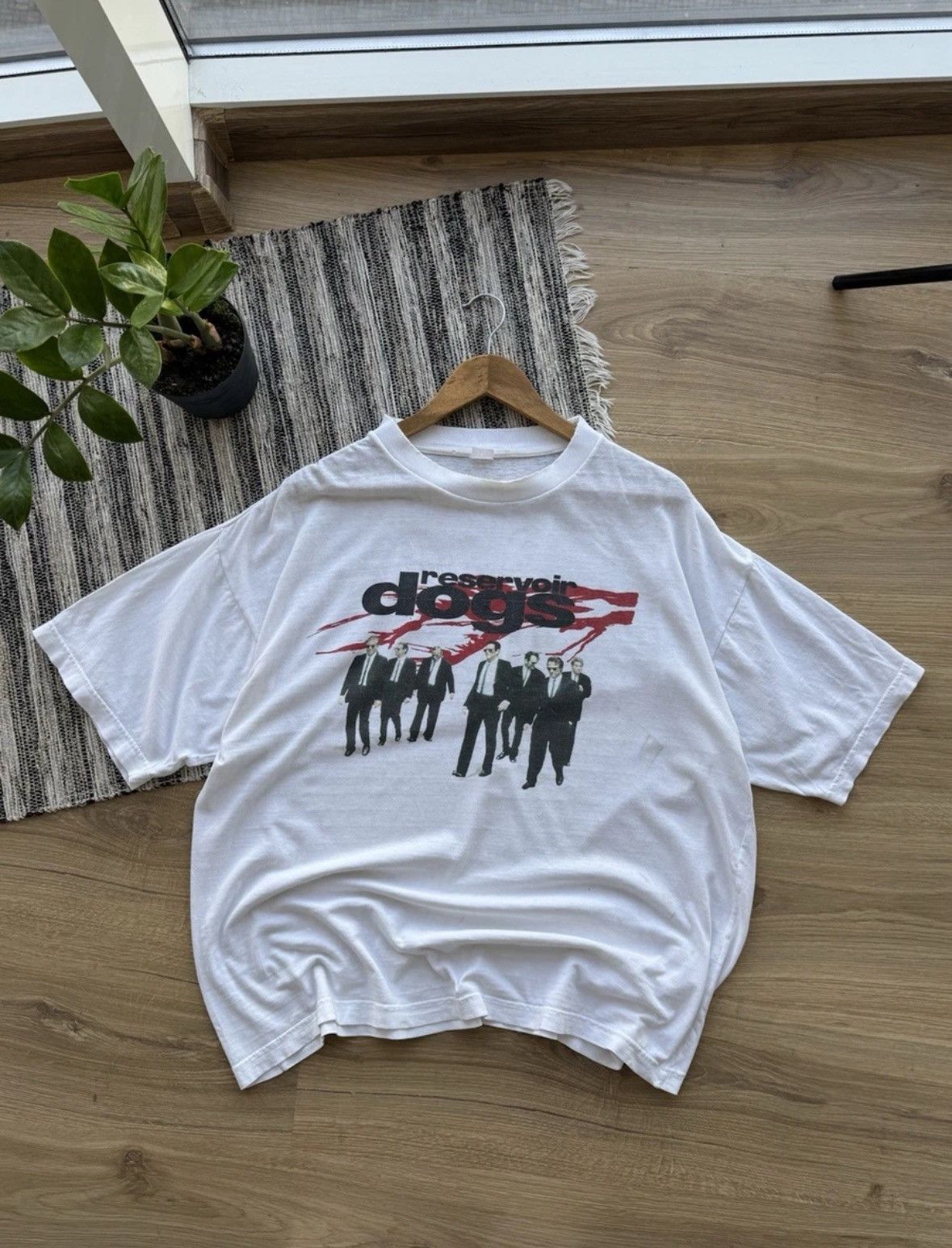Vintage 1992 Reservoir Dogs Quentin Tarantino Movie T-Shirt 90s Film Size US XL / EU 56 / 4 - 1 Thumbnail