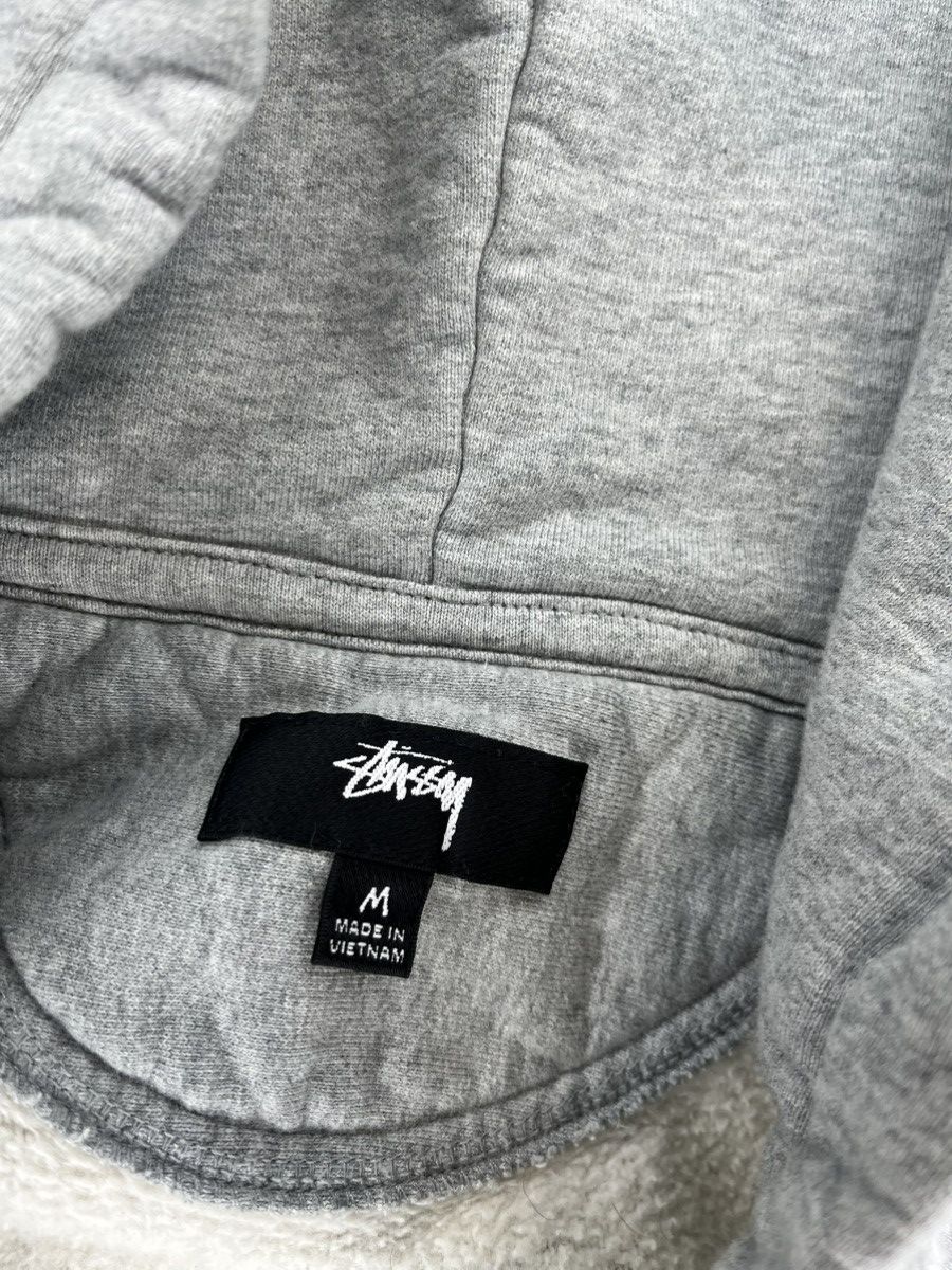 Stussy Light Grey Stussy Zip Up Hooded Sweatshirt Size US M / EU 48-50 / 2 - 4 Thumbnail