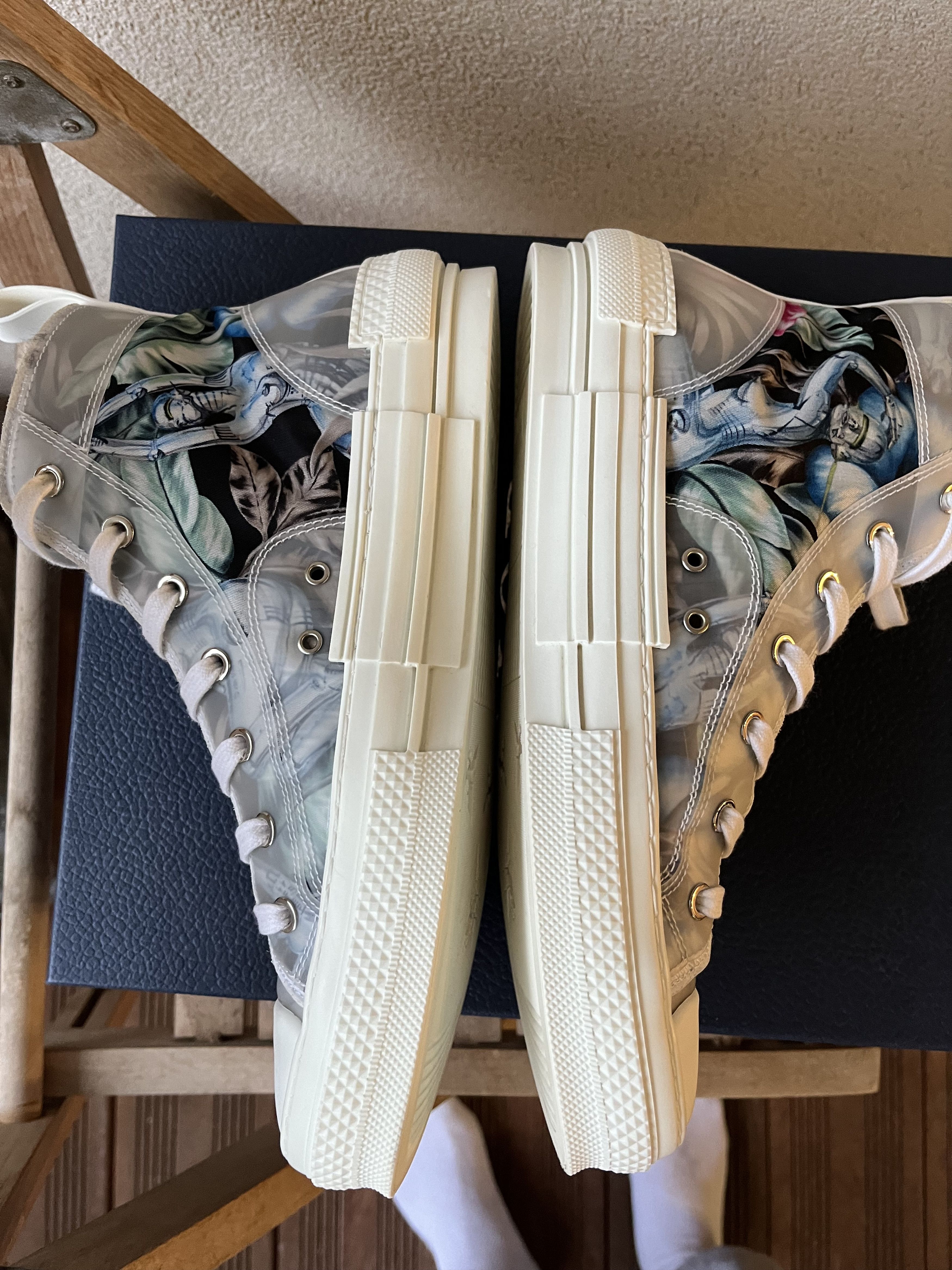Dior Dior X Sorayama B23 Limited Edition High Top Sneaker Size US 8.5 / EU 41-42 - 4 Thumbnail
