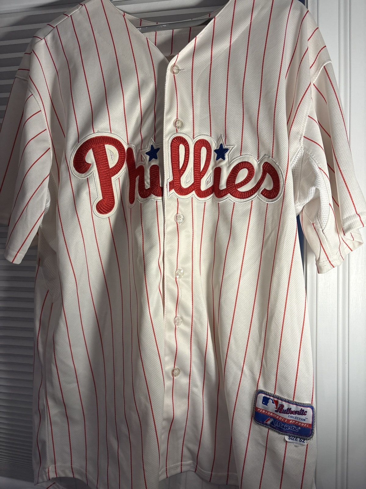Majestic Philadelphia Phillies Roy Halladay #34 jersey Size US L / EU 52-54 / 3 - 1 Thumbnail