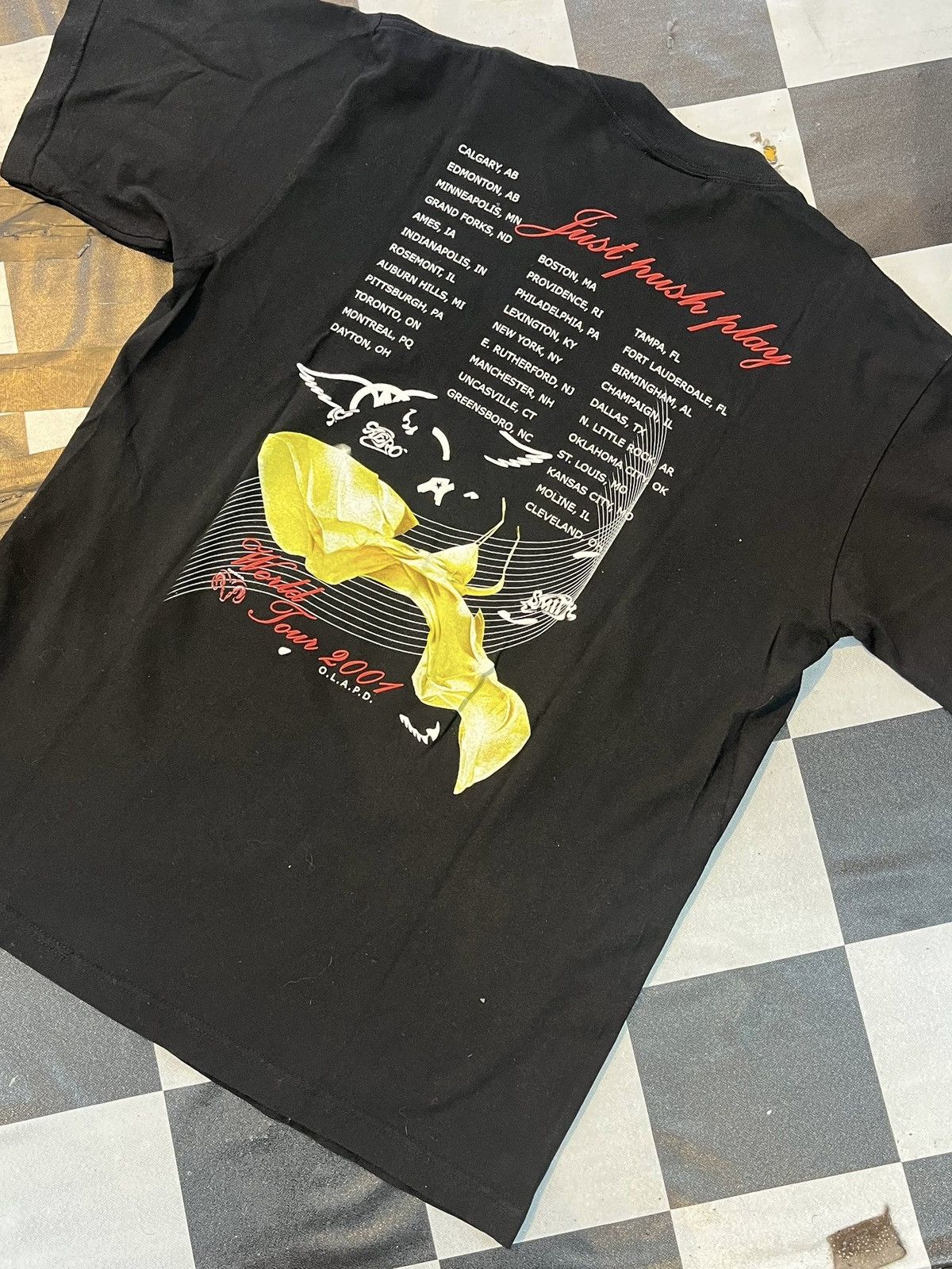 Band Tees RARE VINTAGE AEROSMITH SORAYAMA Size US XL / EU 56 / 4 - 6 Thumbnail
