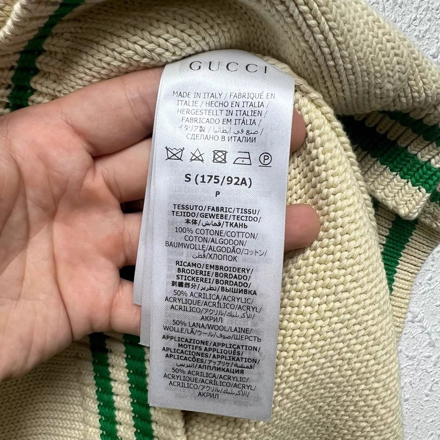 Gucci GUCCI Pineapple Embroidered Knit Cardi S Unworn Size US S / EU 44-46 / 1 - 5 Thumbnail