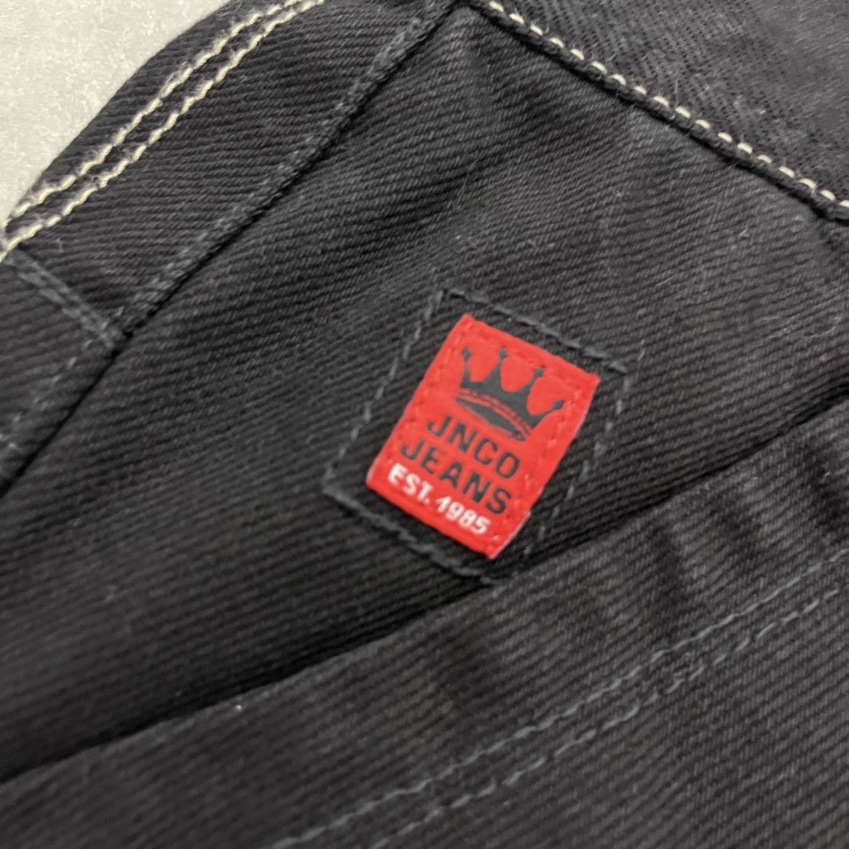 JNCO NWT Y2K Jnco Jeans Rare Flaming Skull Pocket 30x30 Size US 30 / EU 46 - 9 Thumbnail