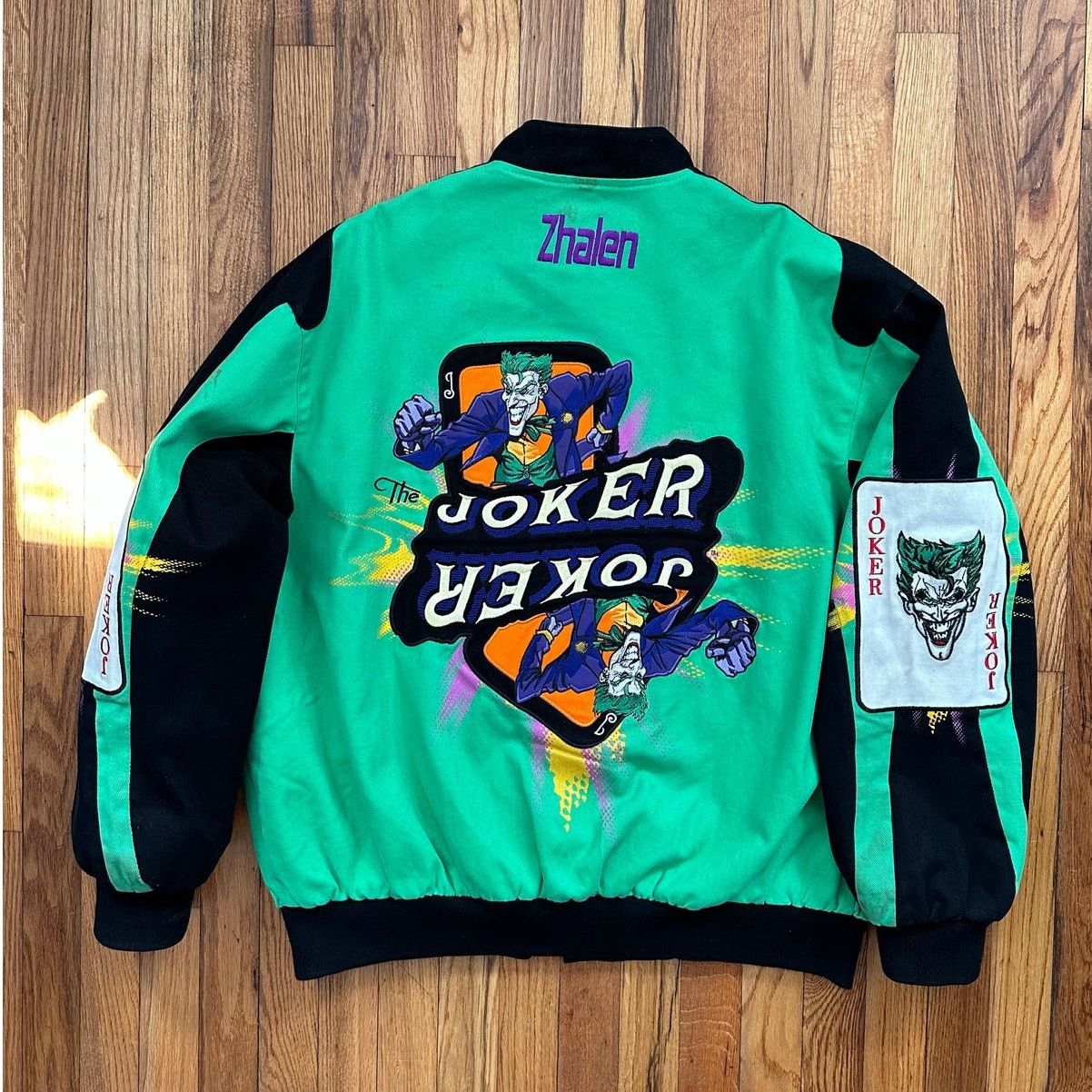 DC Comics × JH Design RARE Vintage JH Design The Joker Racing Jacket Batman XL Size US XL / EU 56 / 4 - 24 Thumbnail