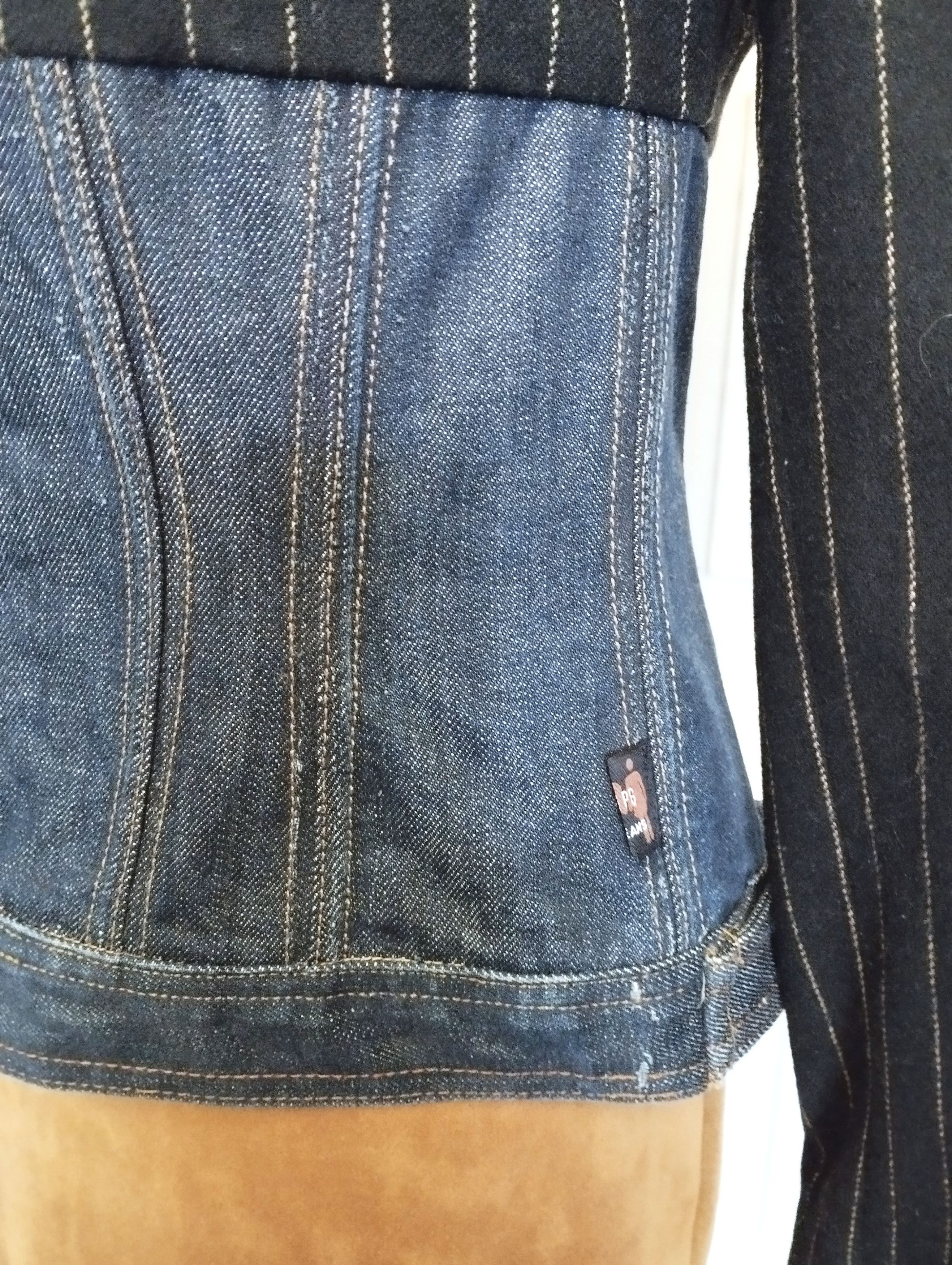 Jean Paul Gaultier Veste Laine Denim T S/M