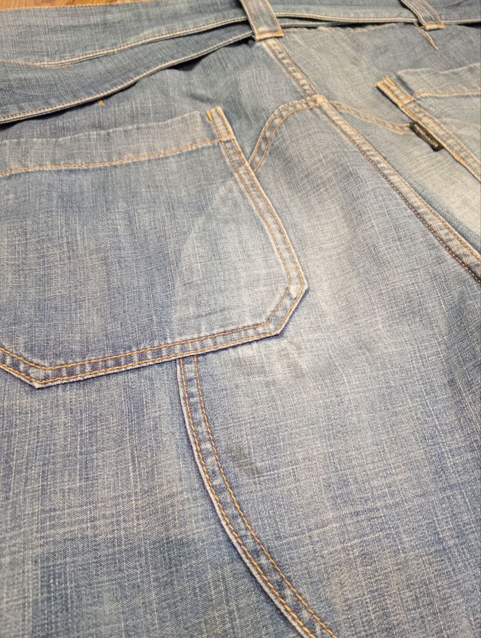 CABANE de ZUCCa RARE CABANE DE ZUCCA BY ISSEY MIYAKE BLUE CARGO JEANS Size US 36 / EU 52 - 17 Thumbnail