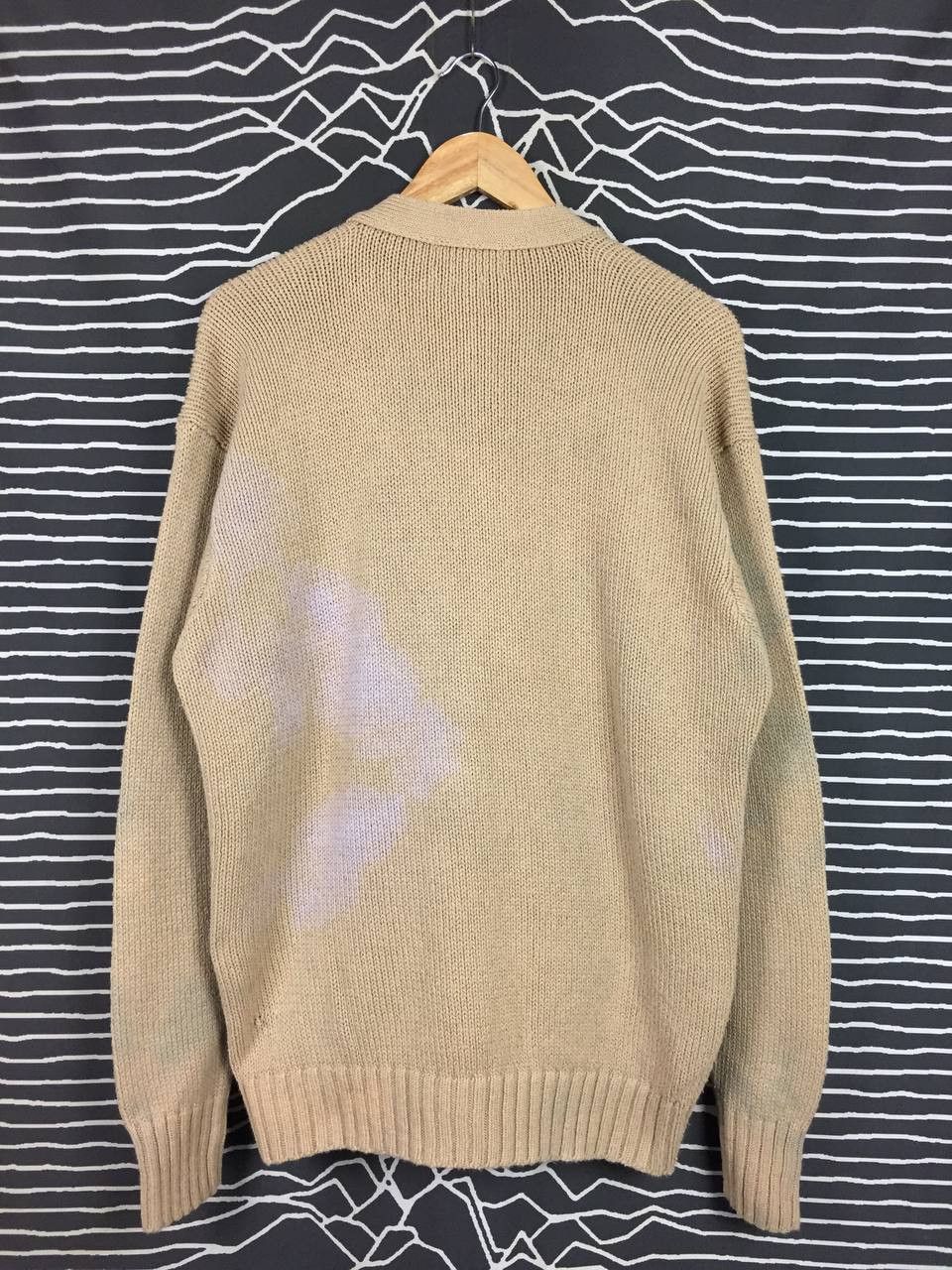 Polo Ralph Lauren Polo Ralph Lauren Vintage Distressed Knit Cardigan Sweater Size US L / EU 52-54 / 3 - 11 Thumbnail