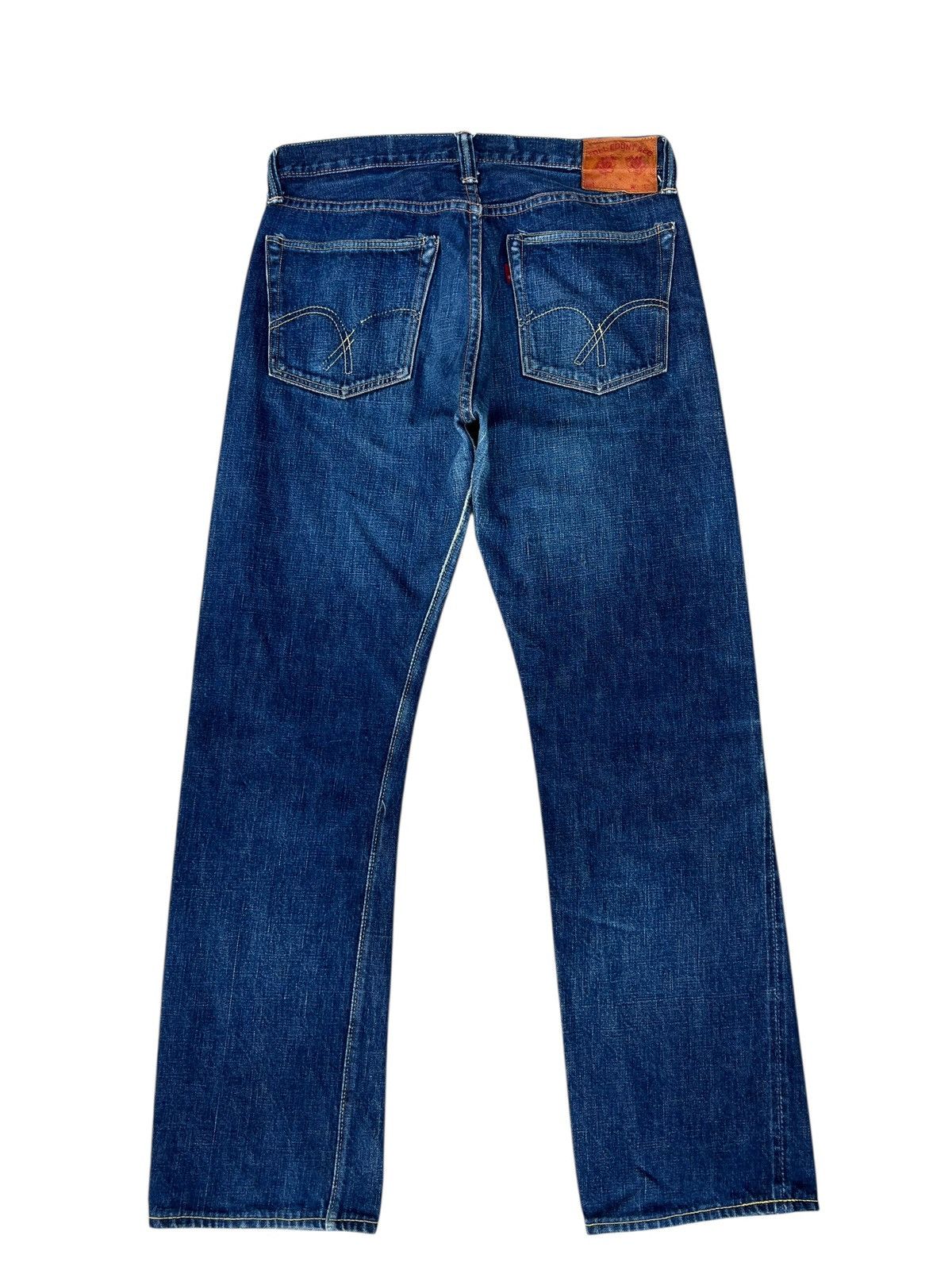 Full Count & Co. Vintage Full Count Japan Fade Blue Denim Selvedge Jeans Size US 31 - 8 Thumbnail
