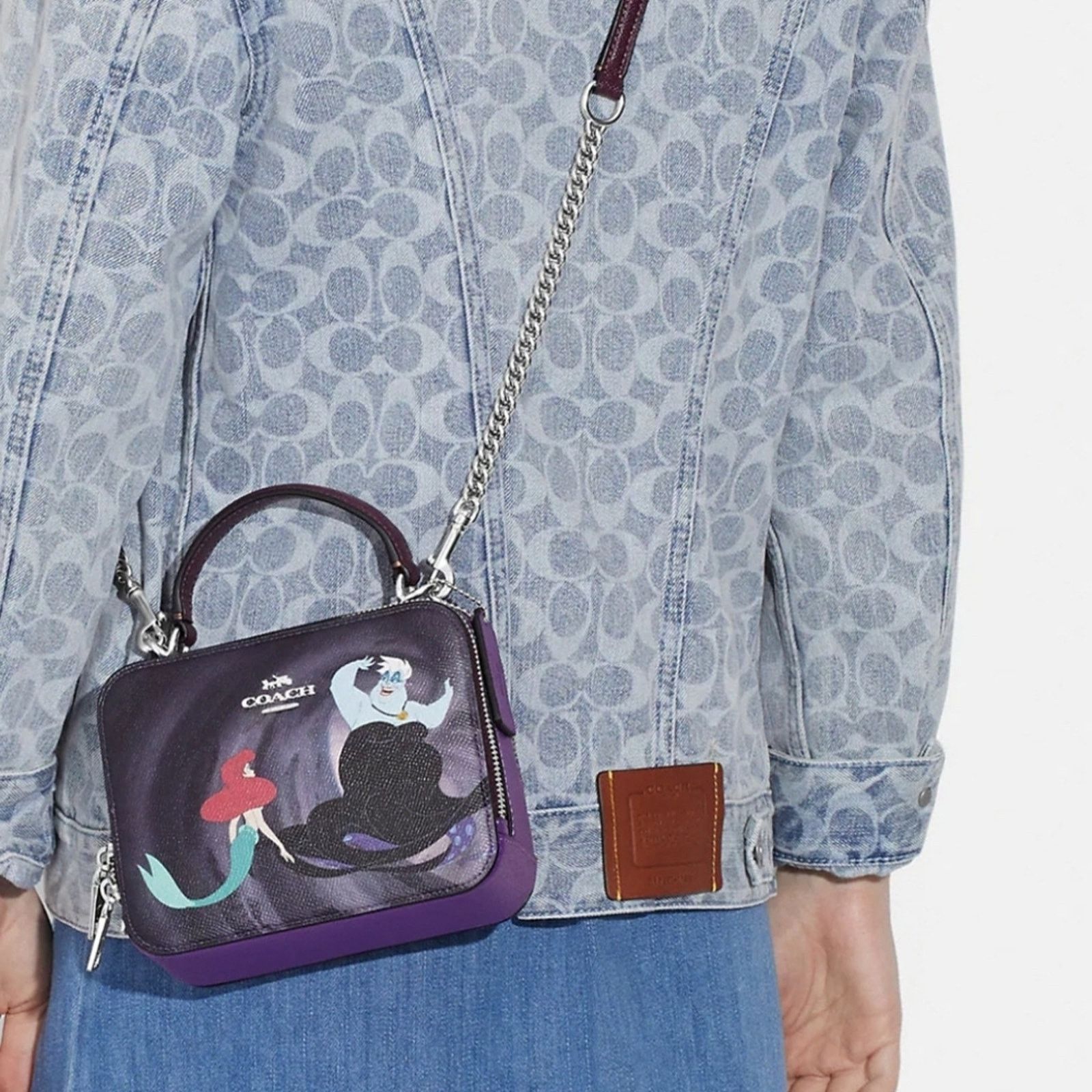 Coach Coach Disney Box Crossbody With Ursula Motif Size ONE SIZE - 15 Thumbnail