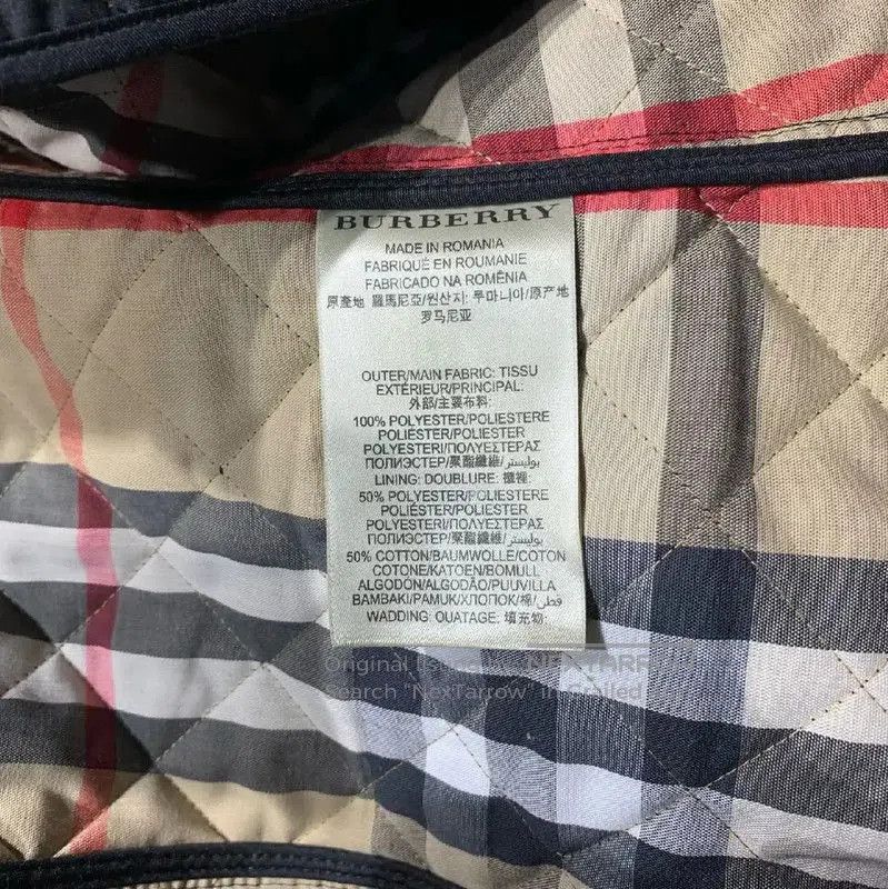 Burberry Burberry Black Quilted Cotton Women's Jacket. Size XS / US 0-2 / IT 36-38 - 4 Thumbnail