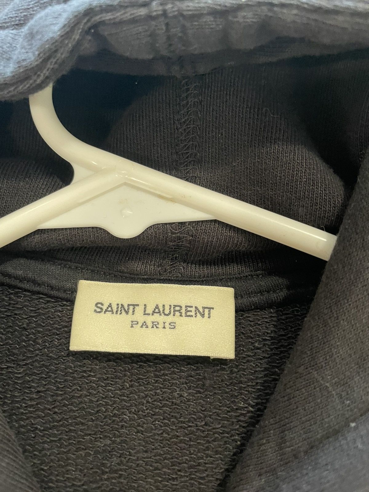 Saint Laurent Paris Saint Laurent 1971 black hoodie Size US M / EU 48-50 / 2 - 2 Thumbnail