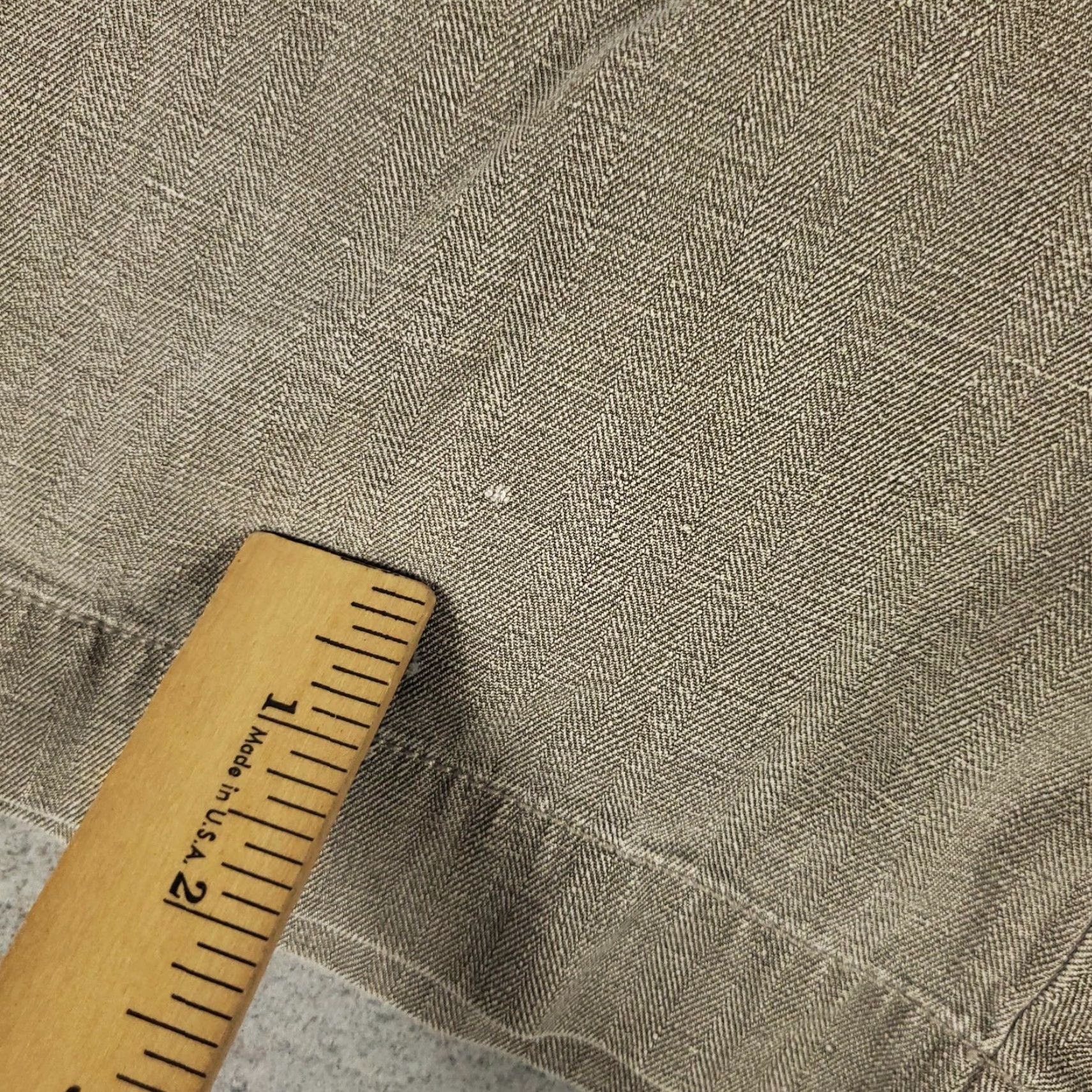 Tommy Bahama VINTAGE Tommy Bahama Shorts Mens 38 Casual Chino Beige Herringbone Summer Linen Look Size US 38 / EU 54 - 3 Thumbnail