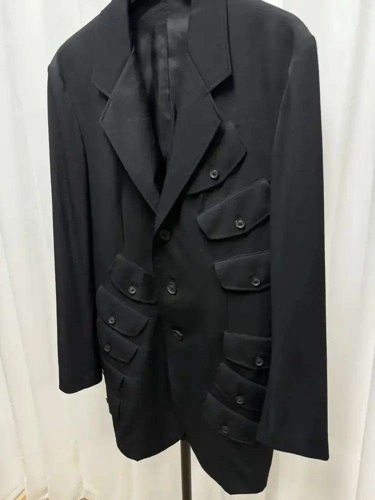 Yohji Yamamoto Yohji Yamamoto Pour Homme Multi Pockets Jacket-2505 Size US M / EU 48-50 / 2 - 2 Thumbnail