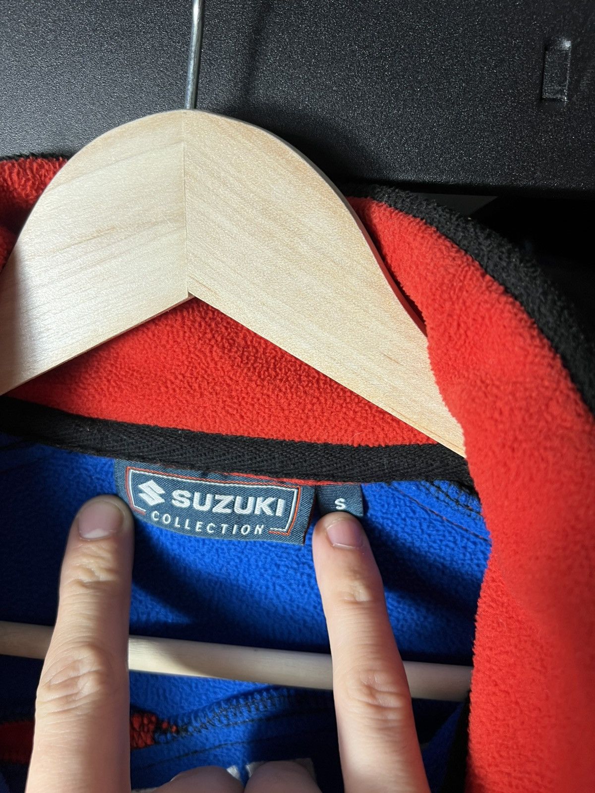 NASCAR Vintage Suzuki Racing Team Fleece Jacket Clinton Enterprises Size US S / EU 44-46 / 1 - 8 Thumbnail