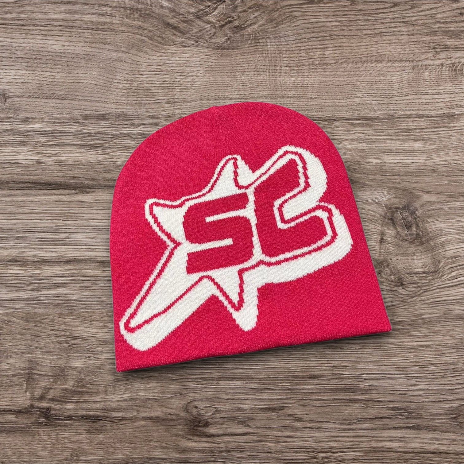 Other Y2K Opium Skater Beanie | ALT Grunge Pink Star Logo Hat Size ONE SIZE - 1 Preview