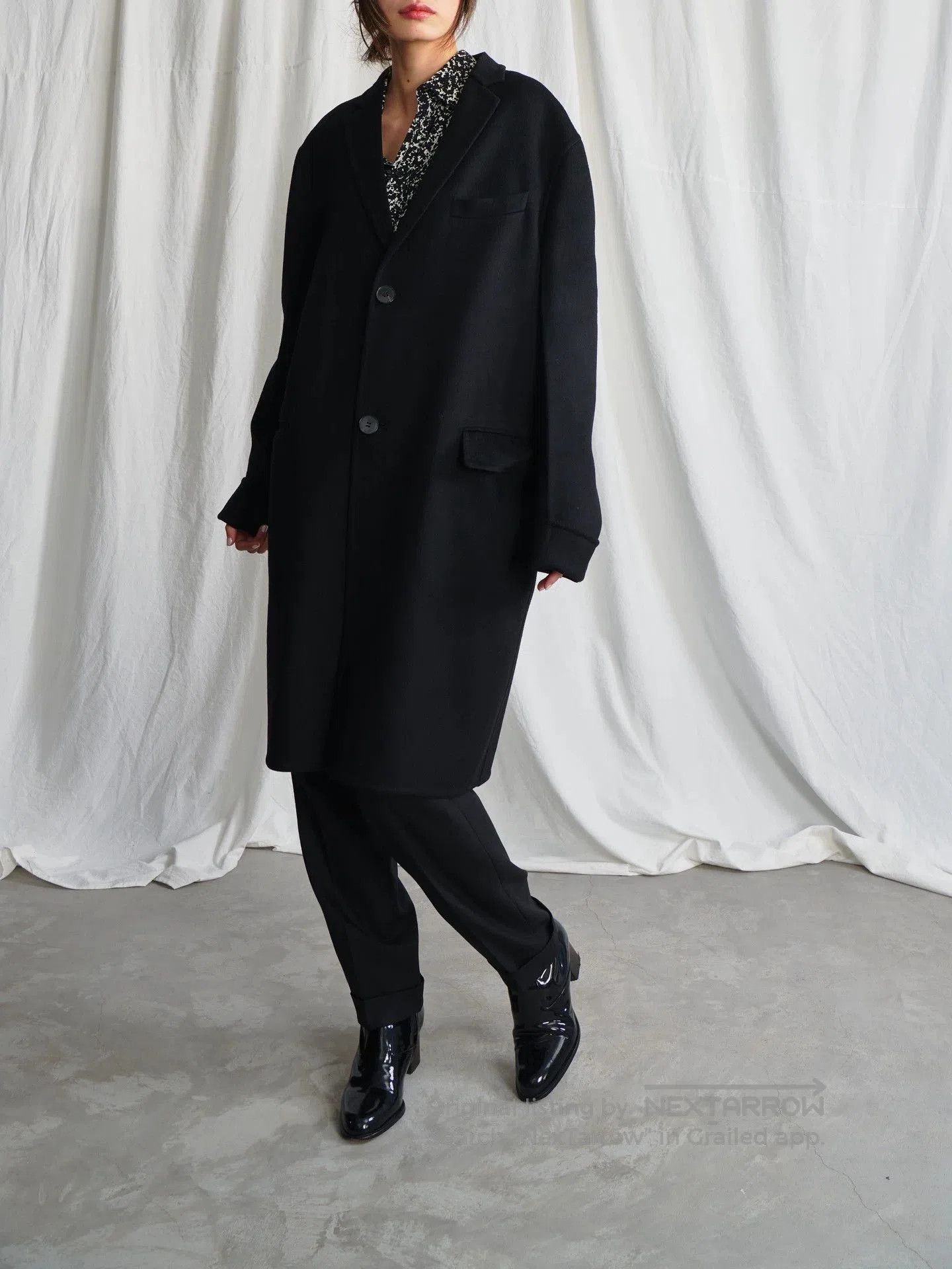 Valentino Valentino Noir Cashmere Blend Coat. Size US S / EU 44-46 / 1 - 2 Thumbnail